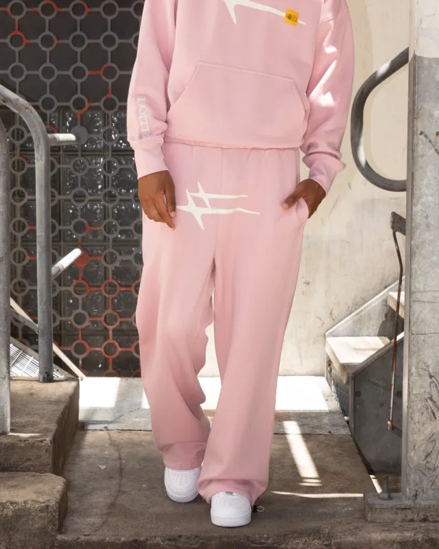 Loiter Hybrid Sweatpants Dusty Pink sold by Culture Kings