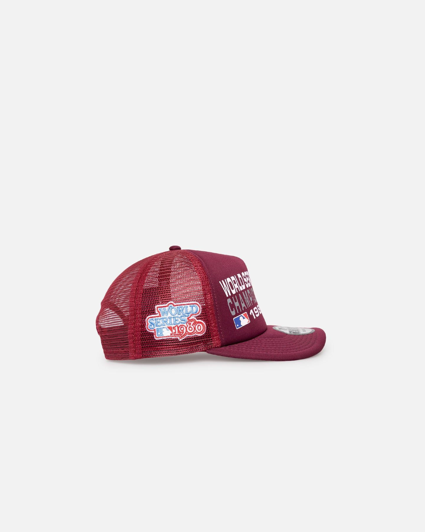New Era Philadelphia Pillies 'Puff Print' Pre-Curved Golfer Trucker Snapback Russet sold by Culture Kings product image thumbnail 3