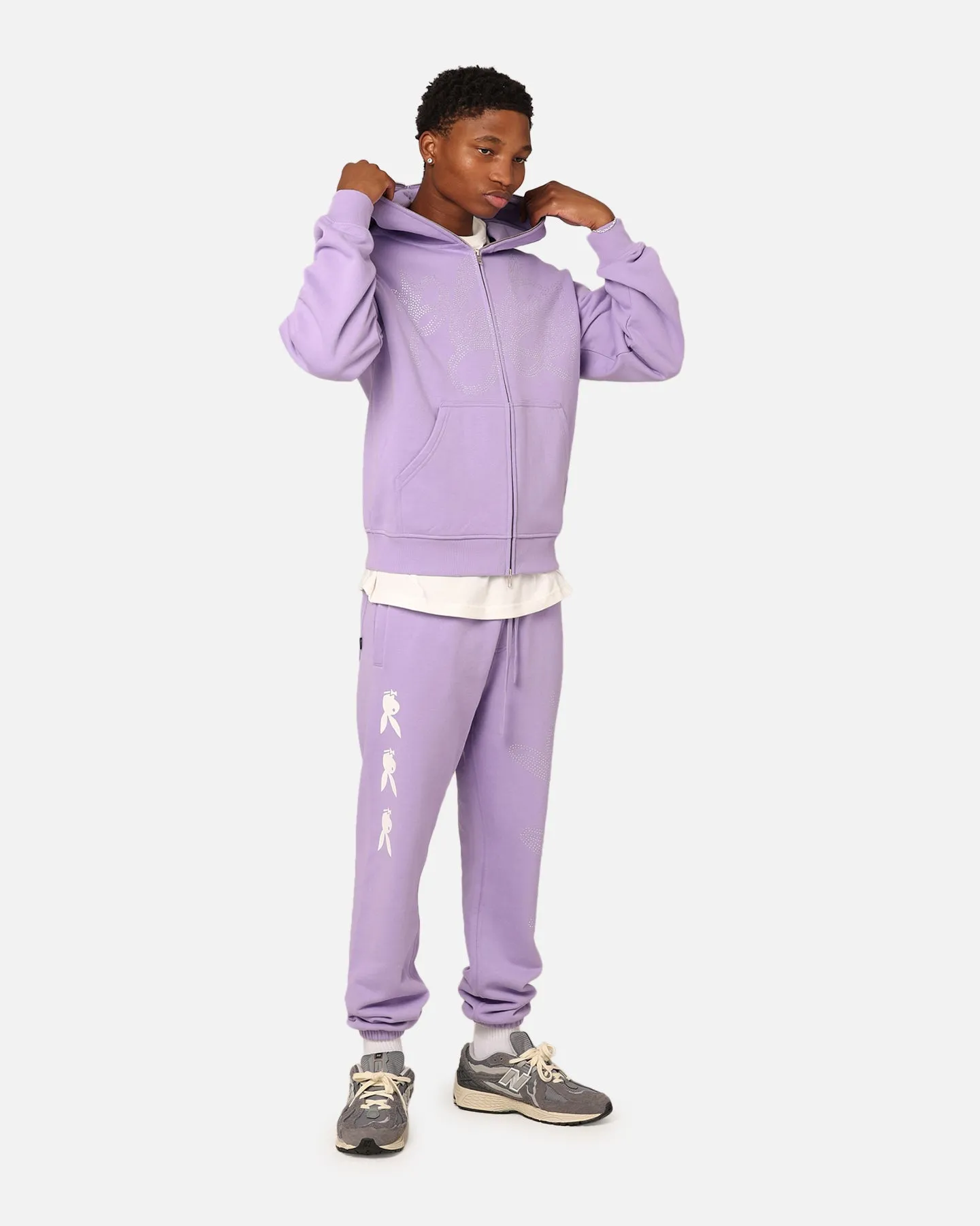 Playboy By Culture Kings Shyne Full Zip Hoodie Purple sold by Culture Kings product image thumbnail 2