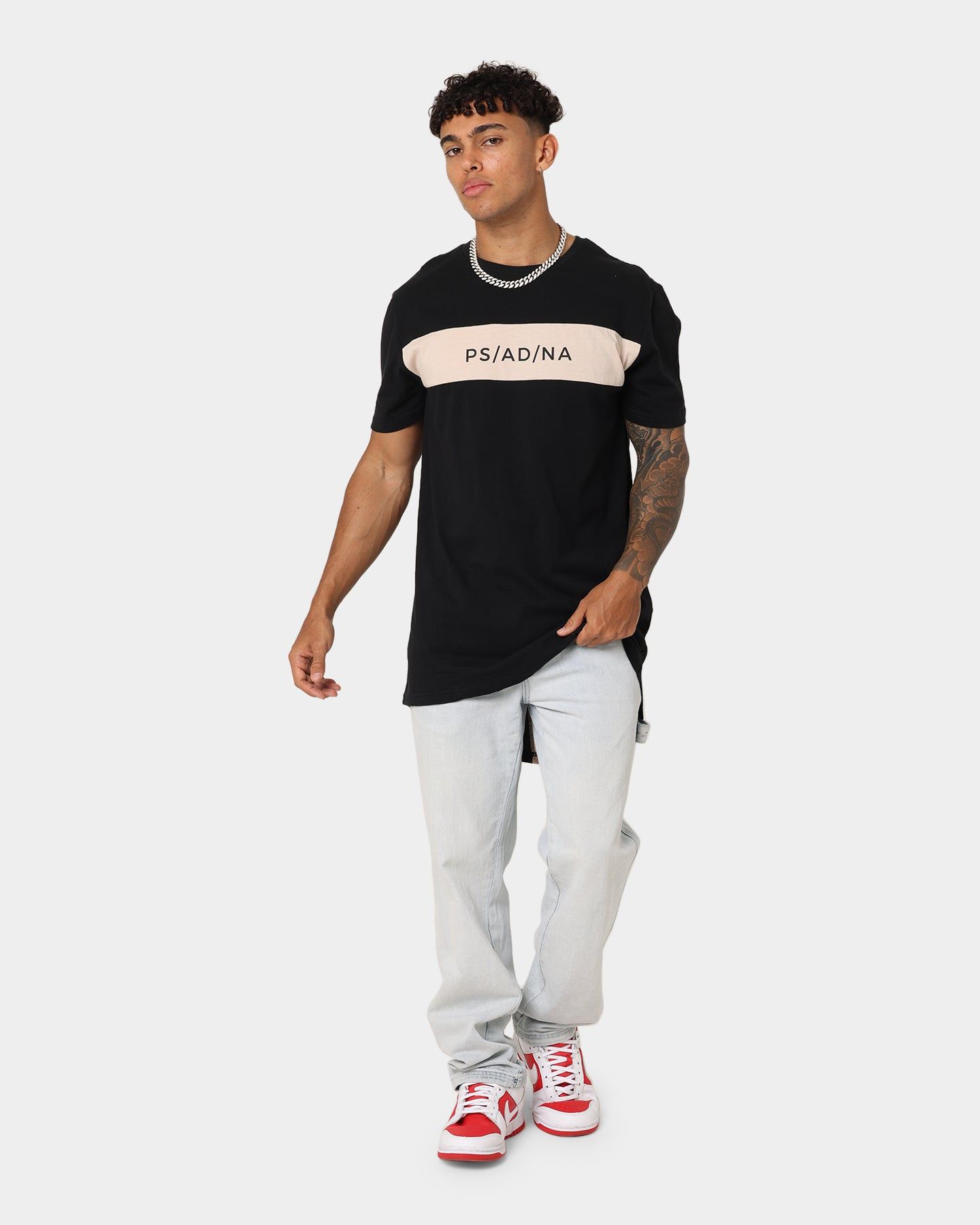 Nena and Pasadena Evolve Cape Back T-Shirt Jet Black sold by Culture Kings product image thumbnail 2