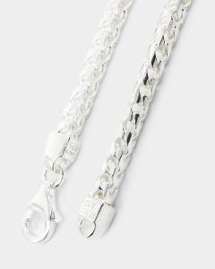 House Of Auric 3.7mm Franco Bracelet Sterling Silver sold by Culture Kings