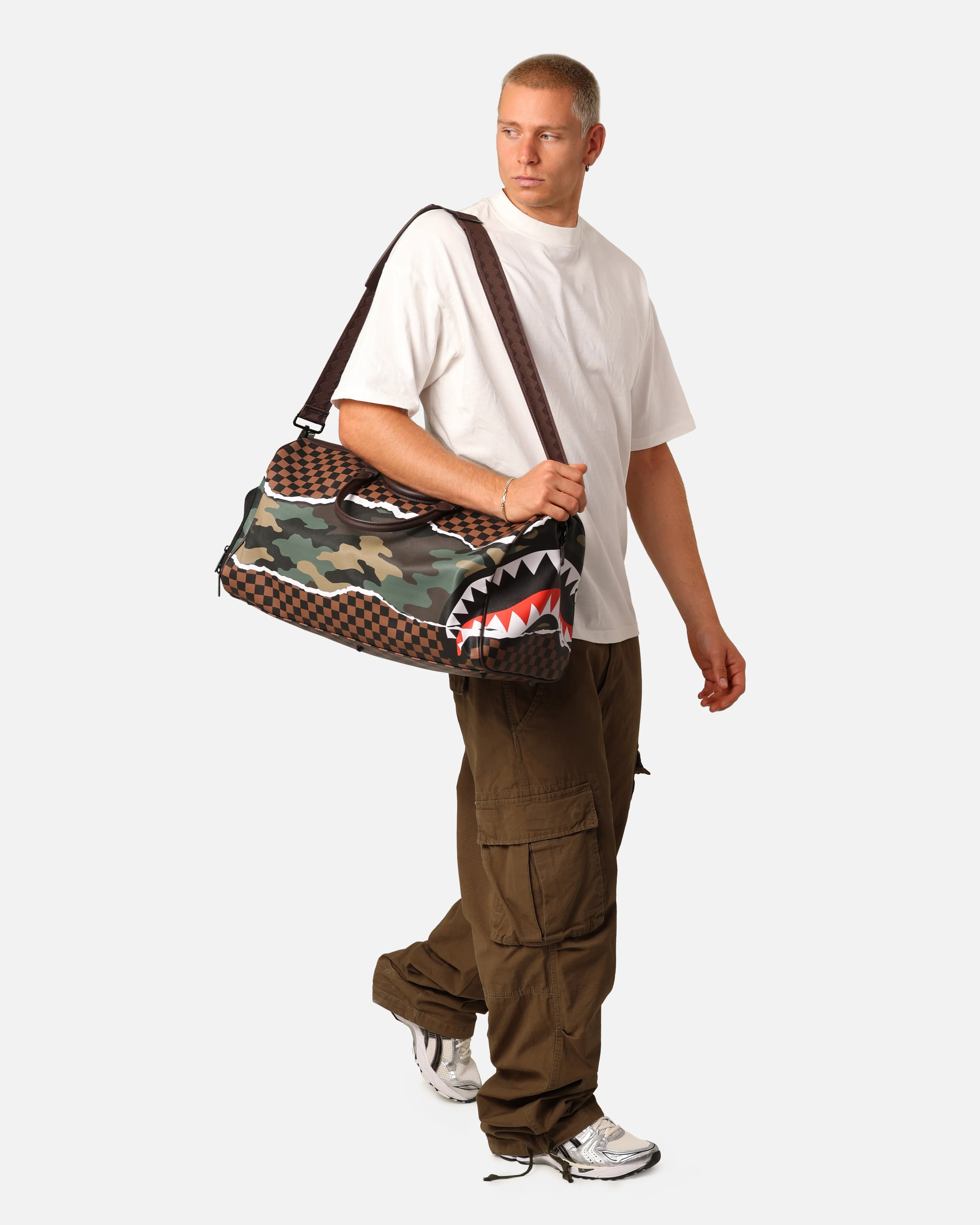Sprayground Tear It Up Camo Duffle Bag Multi sold by Culture Kings product image thumbnail 3