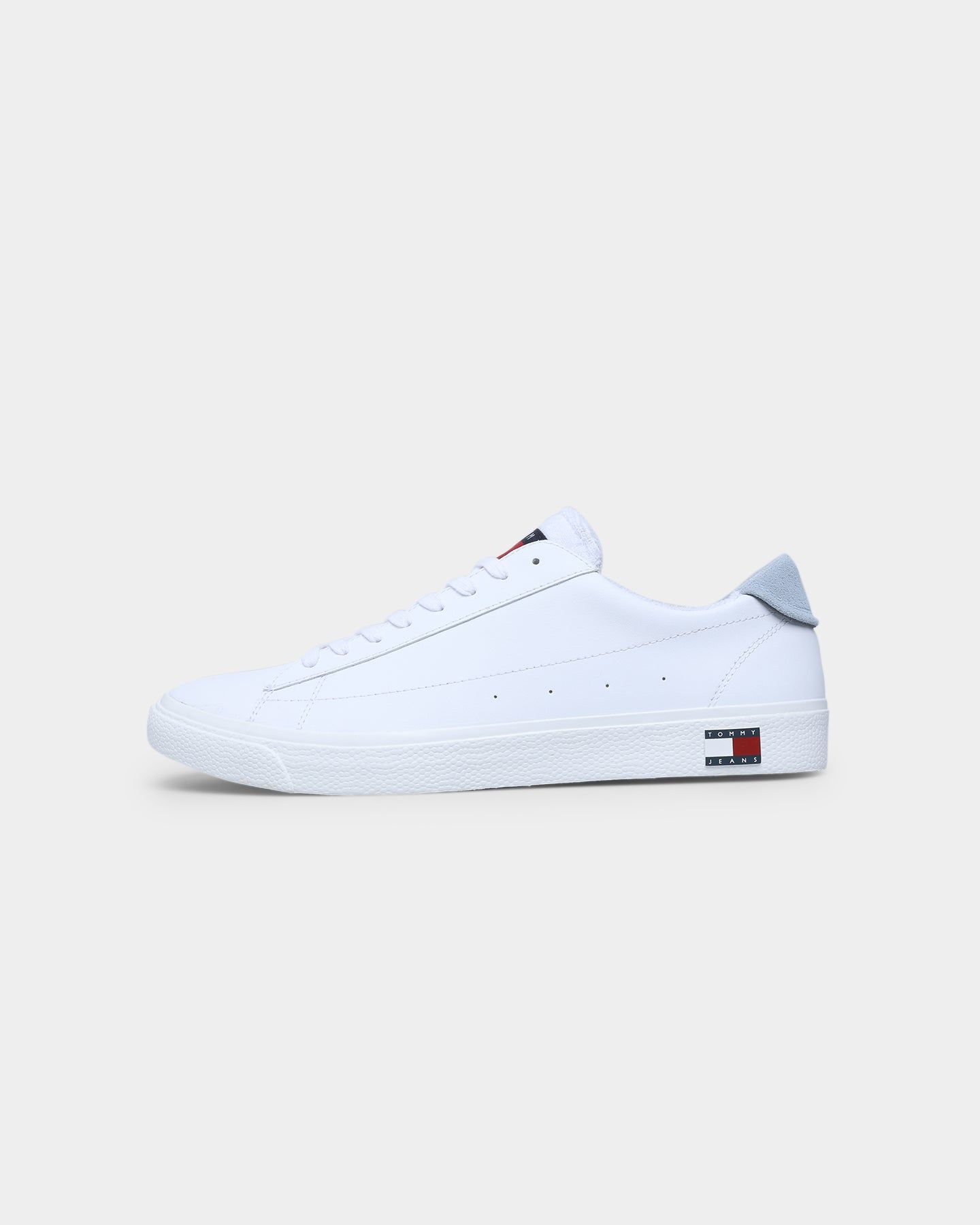 Tommy Jeans Leather Low Cut Vulcanised Sneaker White sold by Culture Kings