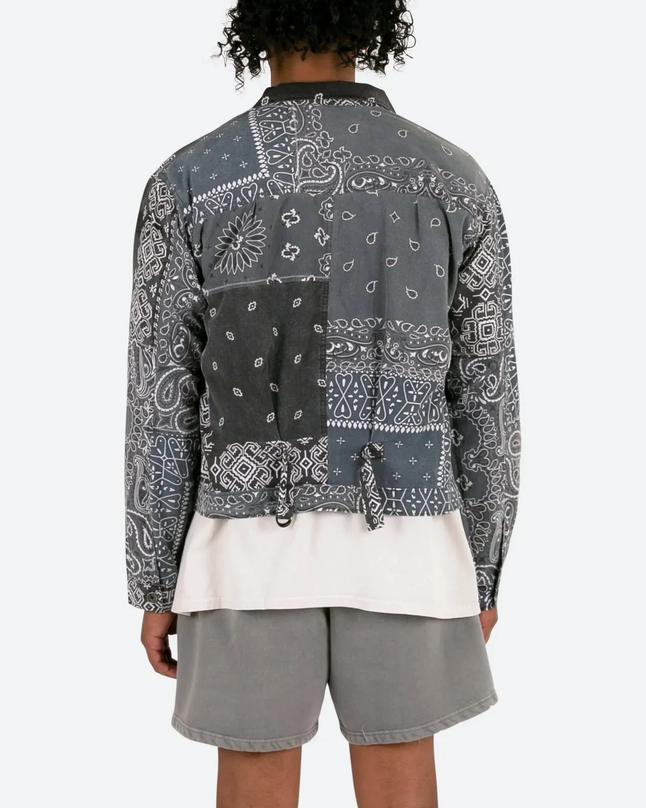 MNML Bandana Trucker Shirt Black sold by Culture Kings product image thumbnail 4