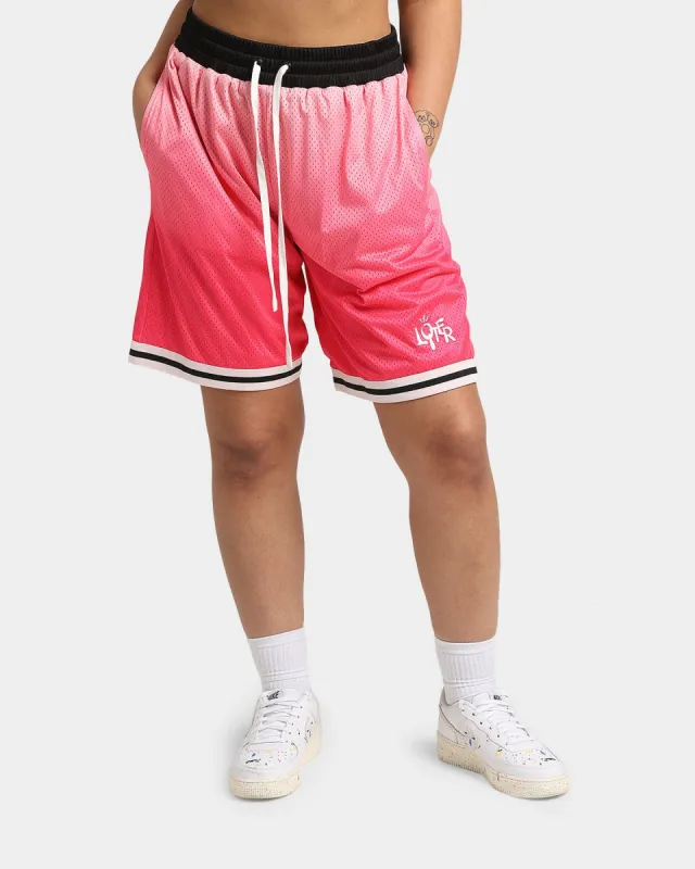Loiter Gradient Basketball Shorts Pink sold by Culture Kings