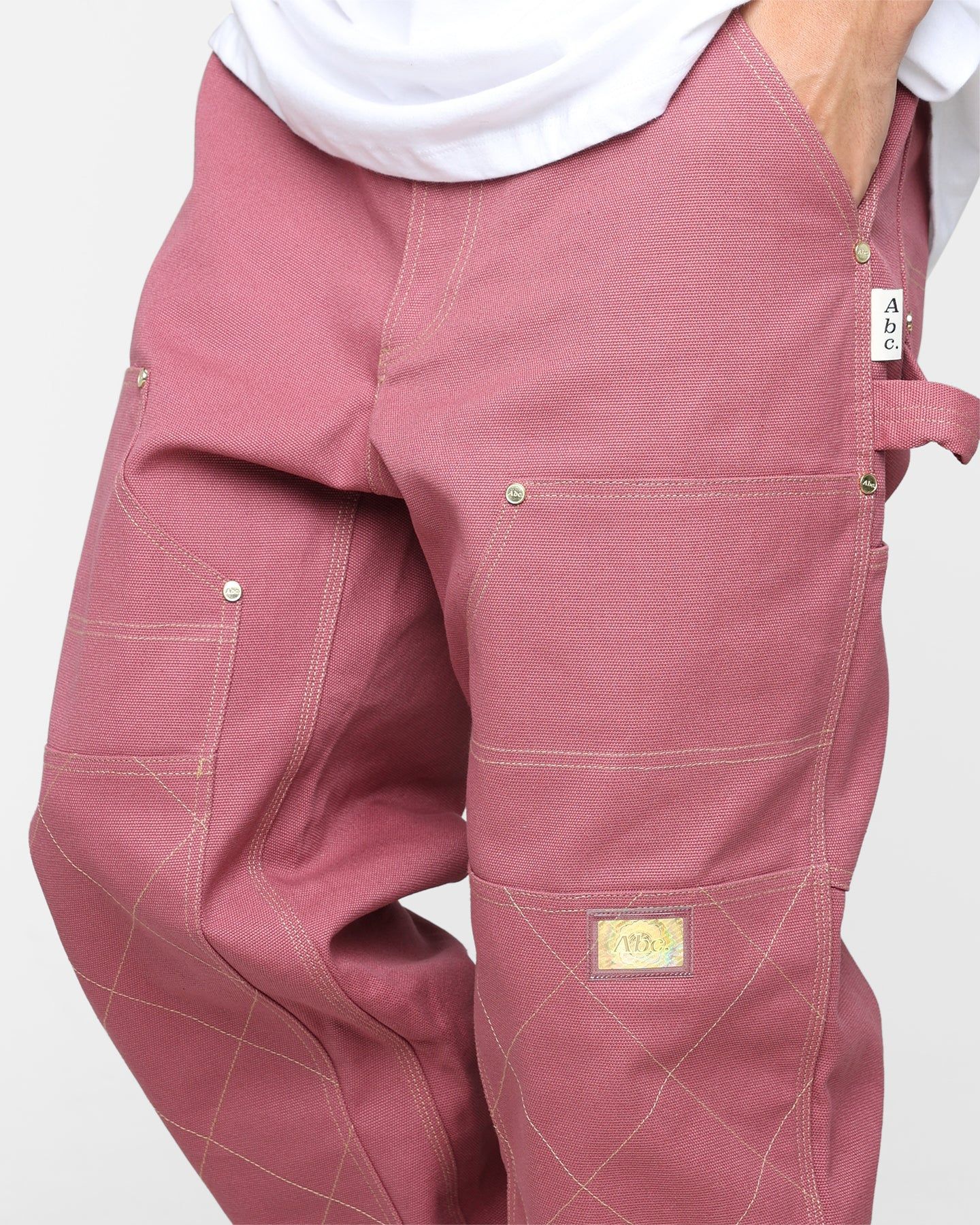 Advisory Board Crystals ABC. 123. Diamond Stitch Double Knee Pants