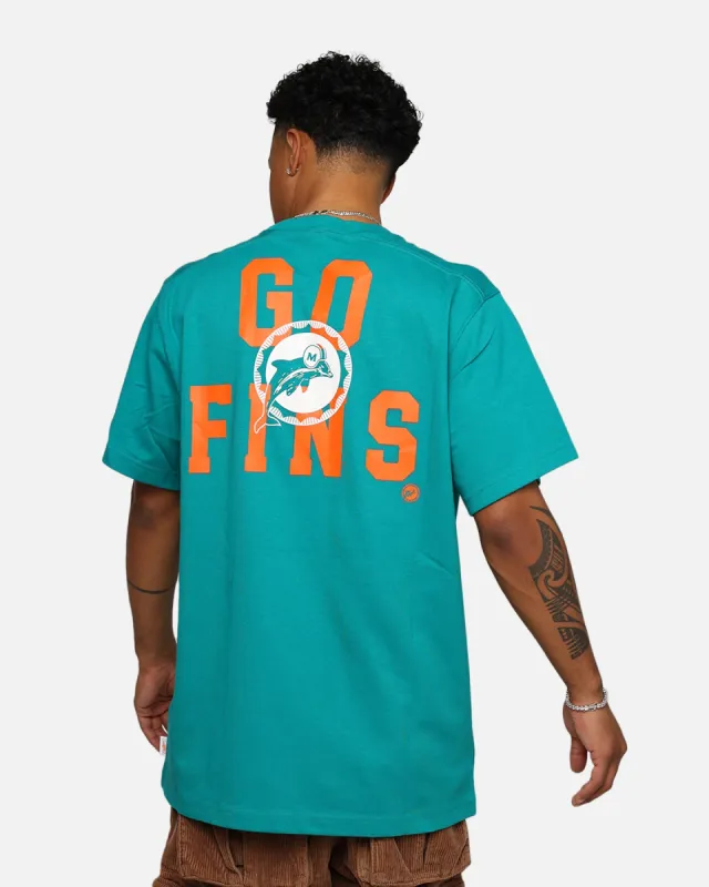 Nike Miami Dolphins Rewind Slogan T-Shirt Mardi Gras sold by Culture Kings
