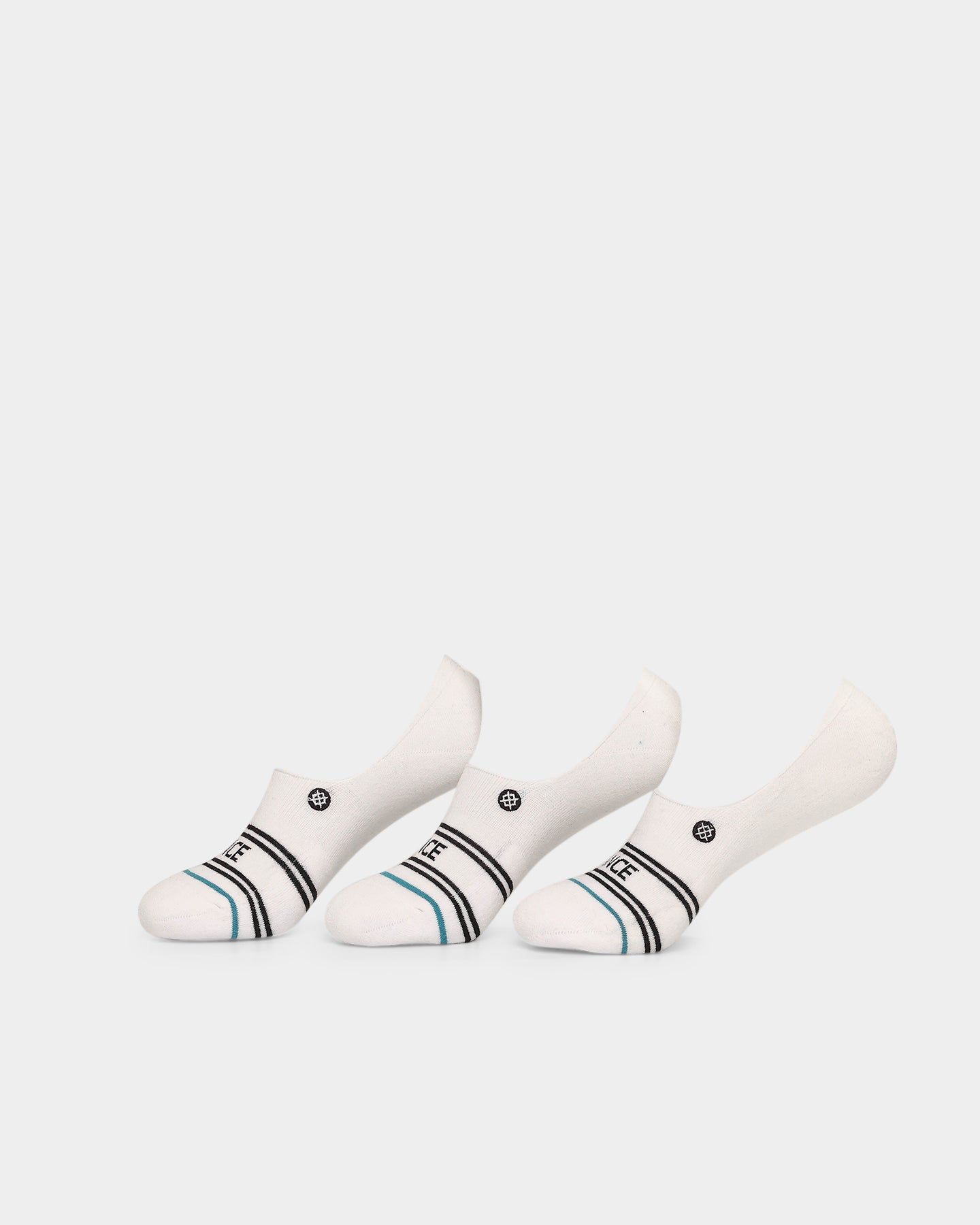 Stance Men's Basic No Show Sock 3 Pack White sold by Culture Kings