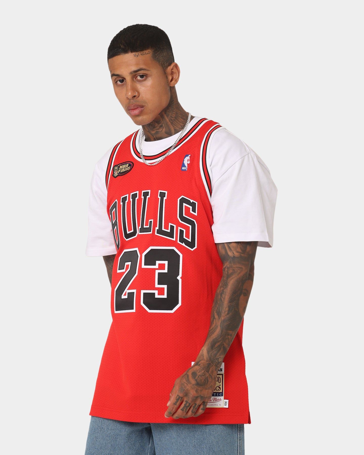 Mitchell & Ness Michael Jordan #23 '97-'98 Chicago Bulls Authentic Jersey Red sold by Culture Kings