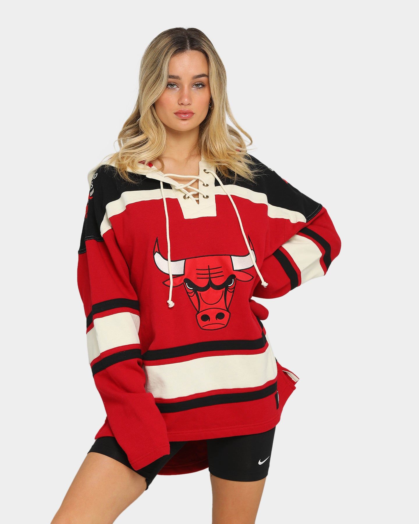 47 Brand Chicago Bulls Superior Lacer Hoodie Red sold by Culture Kings