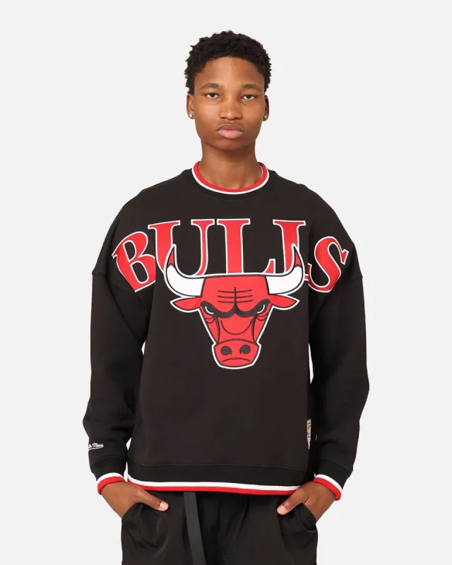 Mitchell & Ness Chicago Bulls Shooting Crewneck Black sold by Culture Kings