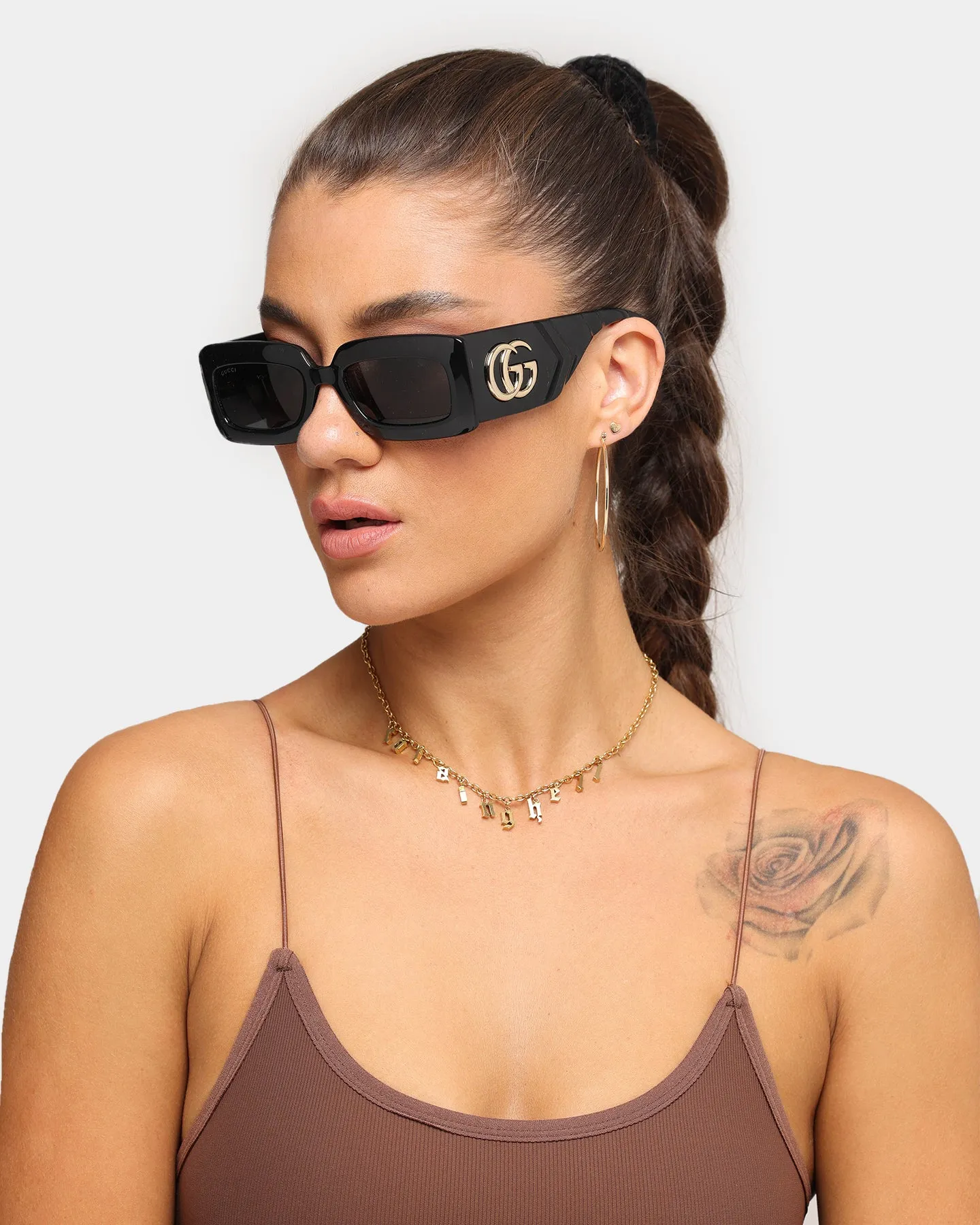 Gucci GG0811S001(56)-3 Sunglasses Black sold by Culture Kings product image thumbnail 2