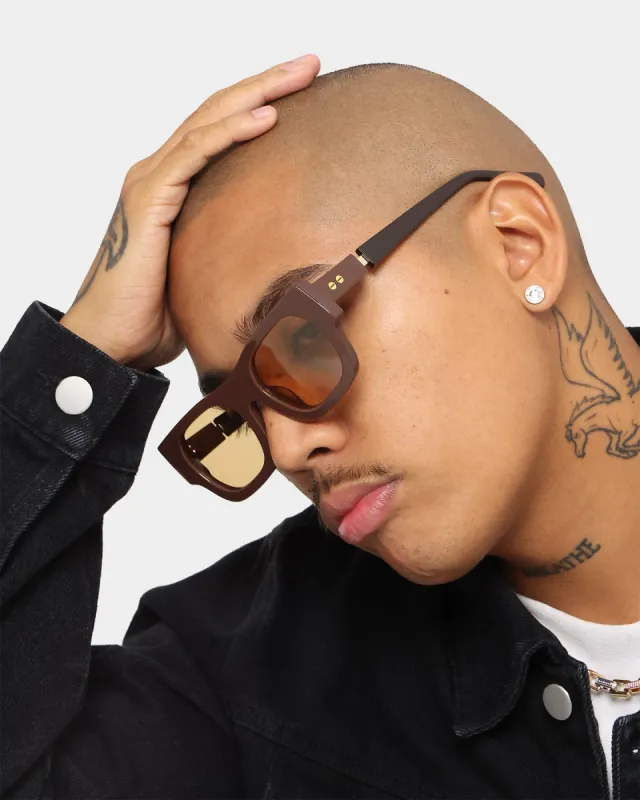 NUQE Big Mack Sunglasses Brown made by Culture Kings