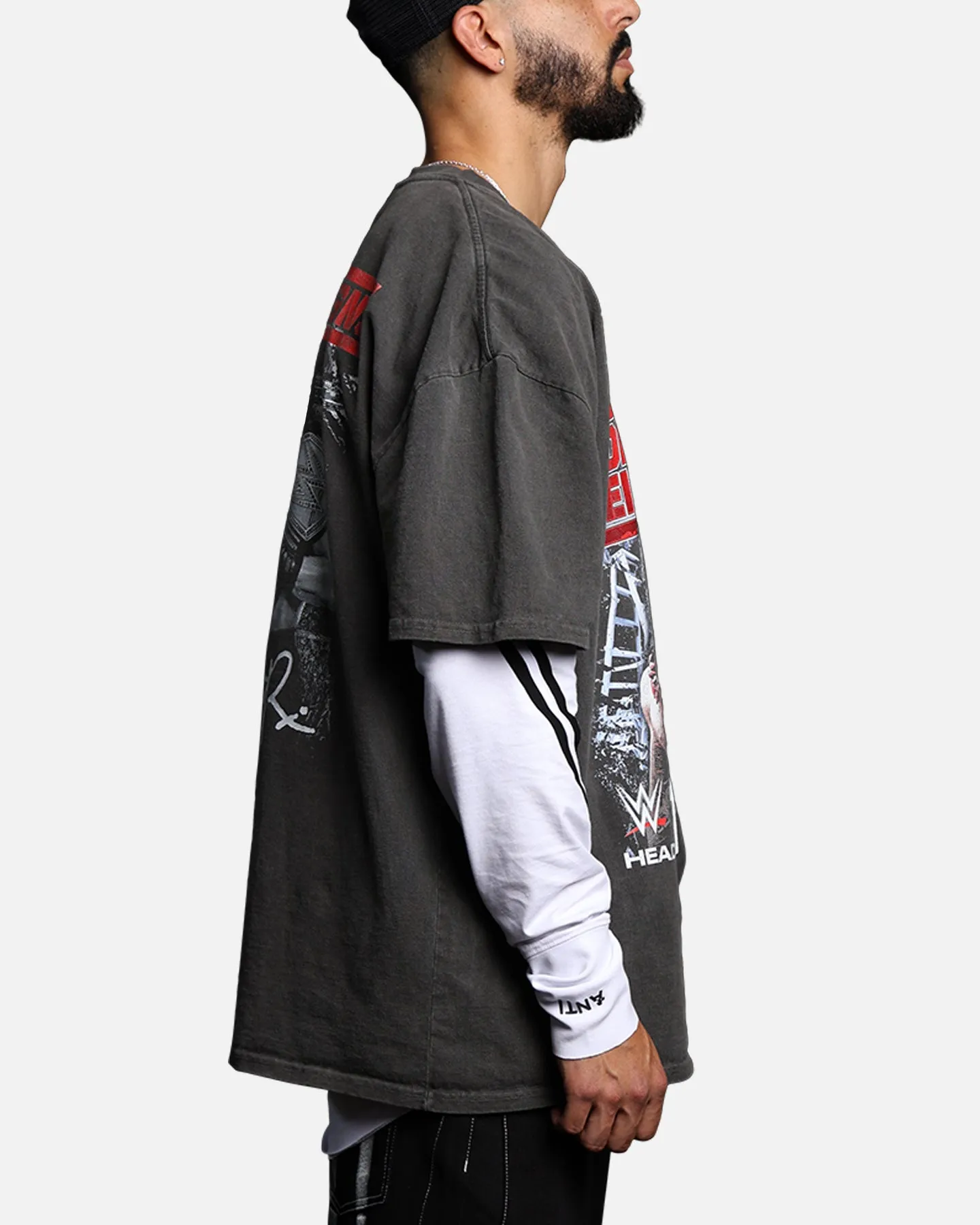 Culture Kings X WWE Roman Reigns Vintage T-Shirt Black Wash sold by Culture Kings product image thumbnail 4