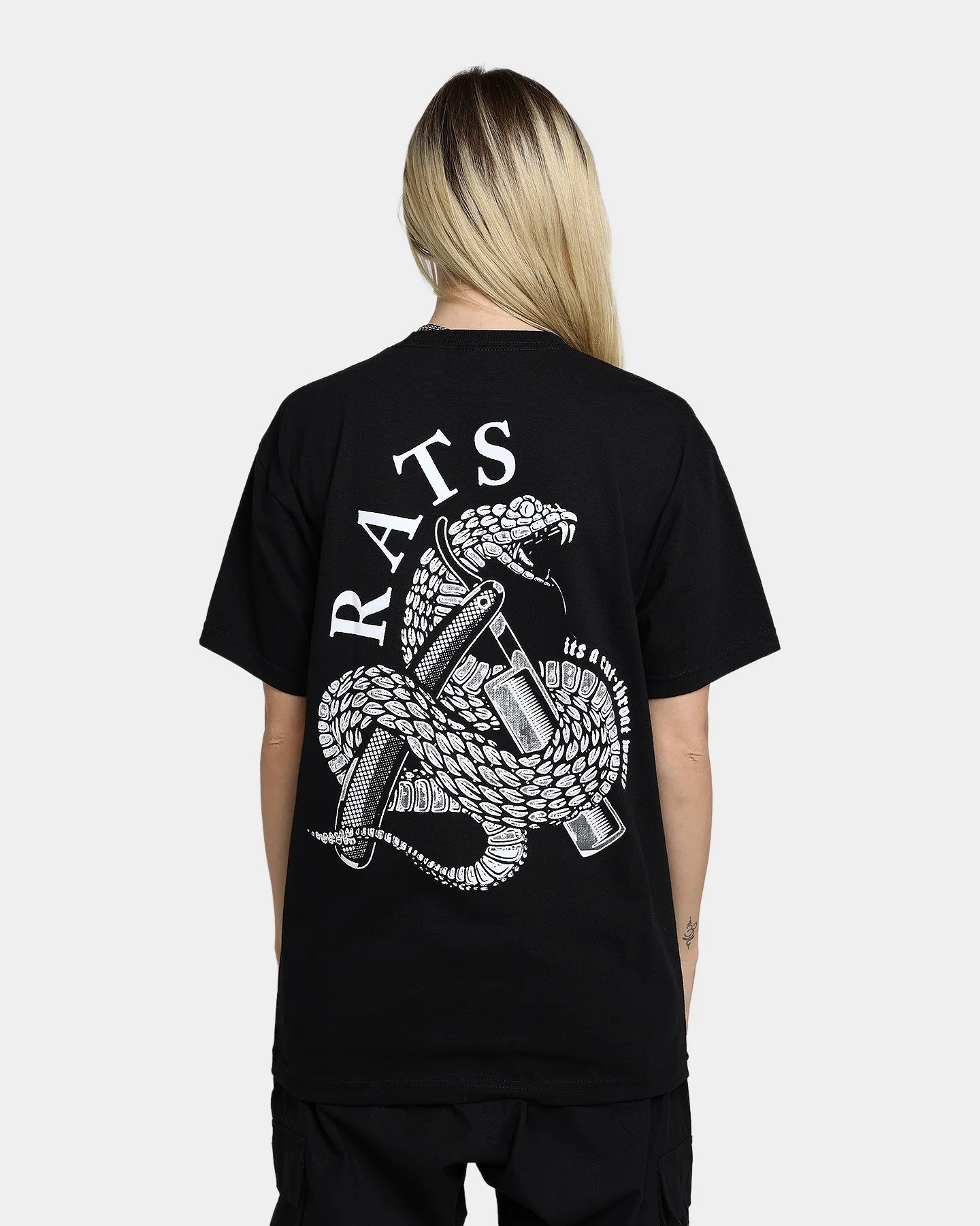 Rats Get Fat Cut Throat Short Sleeve T-Shirt Black sold by Culture Kings product image thumbnail 5
