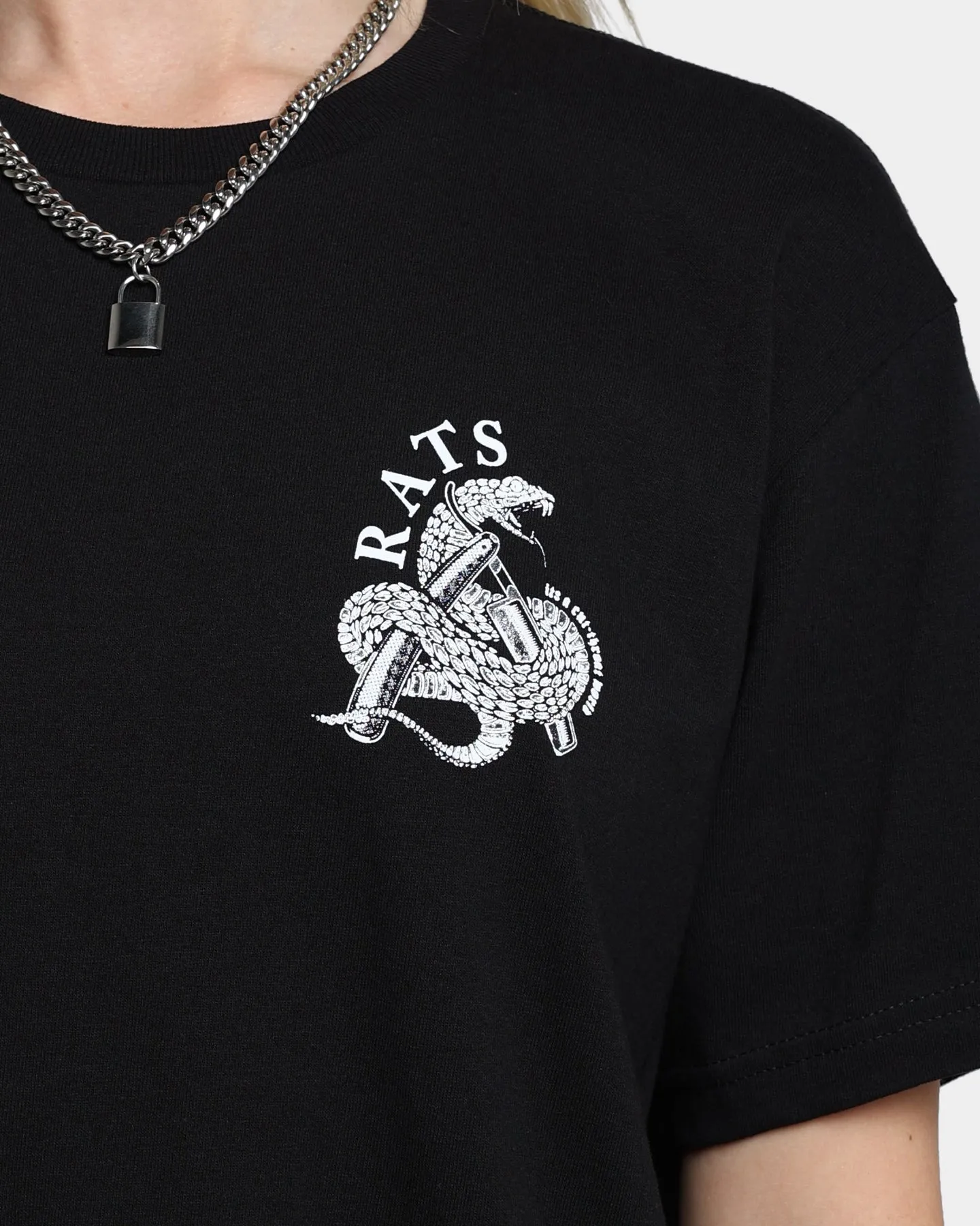Rats Get Fat Cut Throat Short Sleeve T-Shirt Black sold by Culture Kings product image thumbnail 4