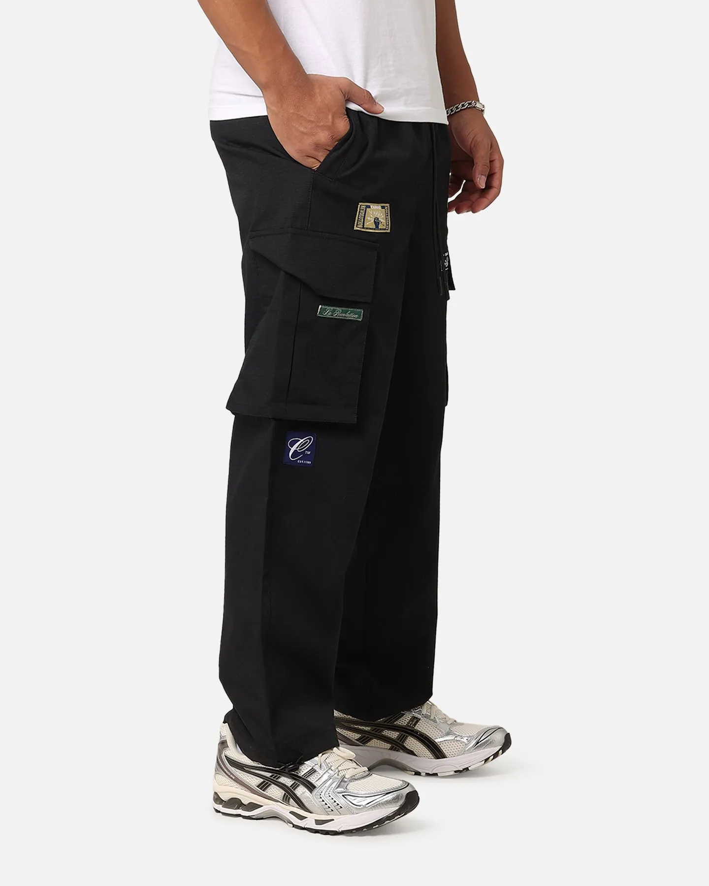 Carre Patchwork Cargo Jogger Black sold by Culture Kings product image thumbnail 5