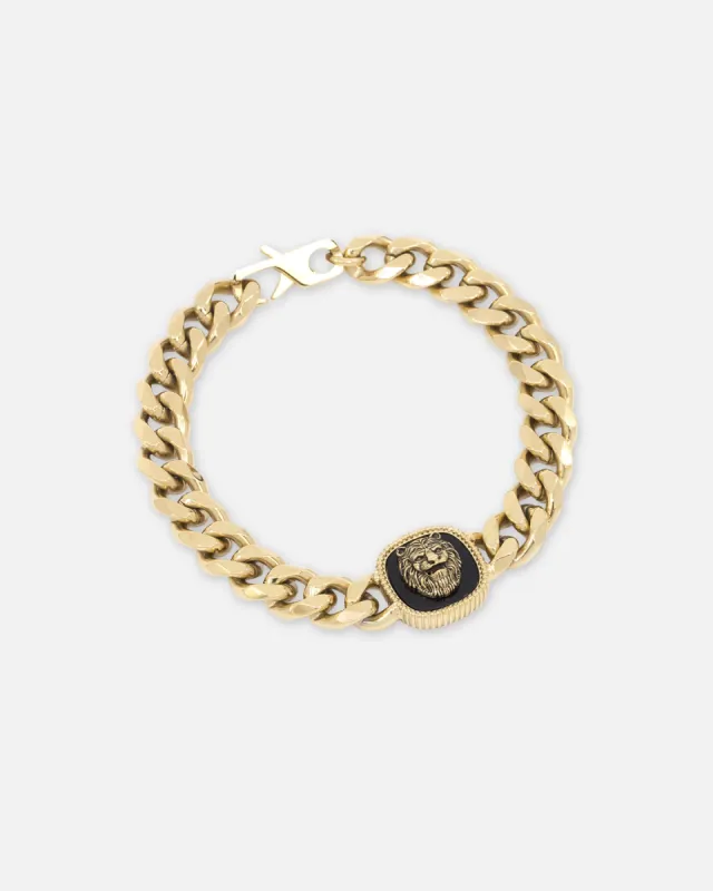 Guess Mainline Lion King Bracelet Gold sold by Culture Kings