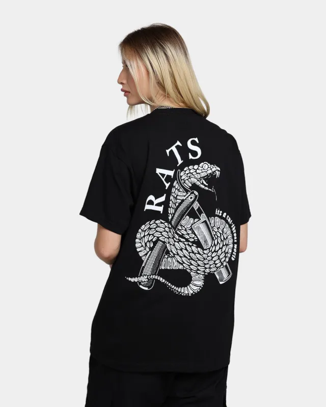 Rats Get Fat Cut Throat Short Sleeve T-Shirt Black sold by Culture Kings