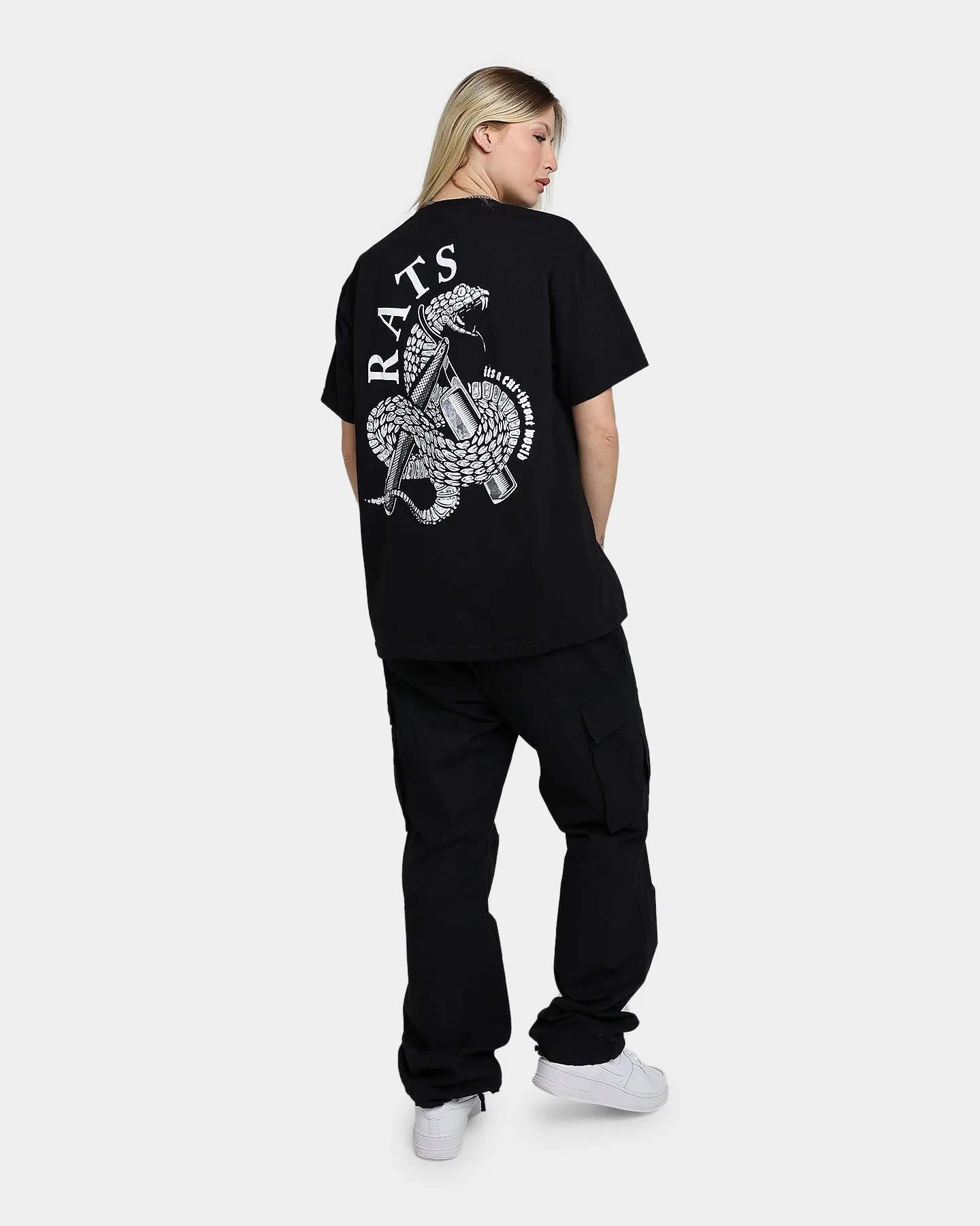 Rats Get Fat Cut Throat Short Sleeve T-Shirt Black sold by Culture Kings product image thumbnail 3