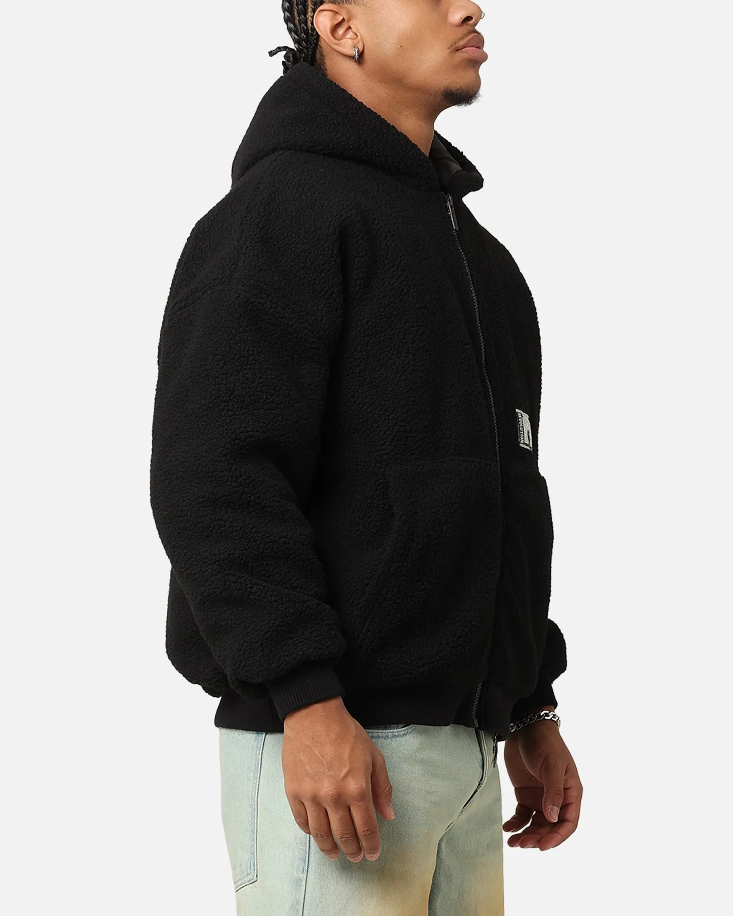 Carre Classic Sherpa Jacket Black sold by Culture Kings product image thumbnail 4