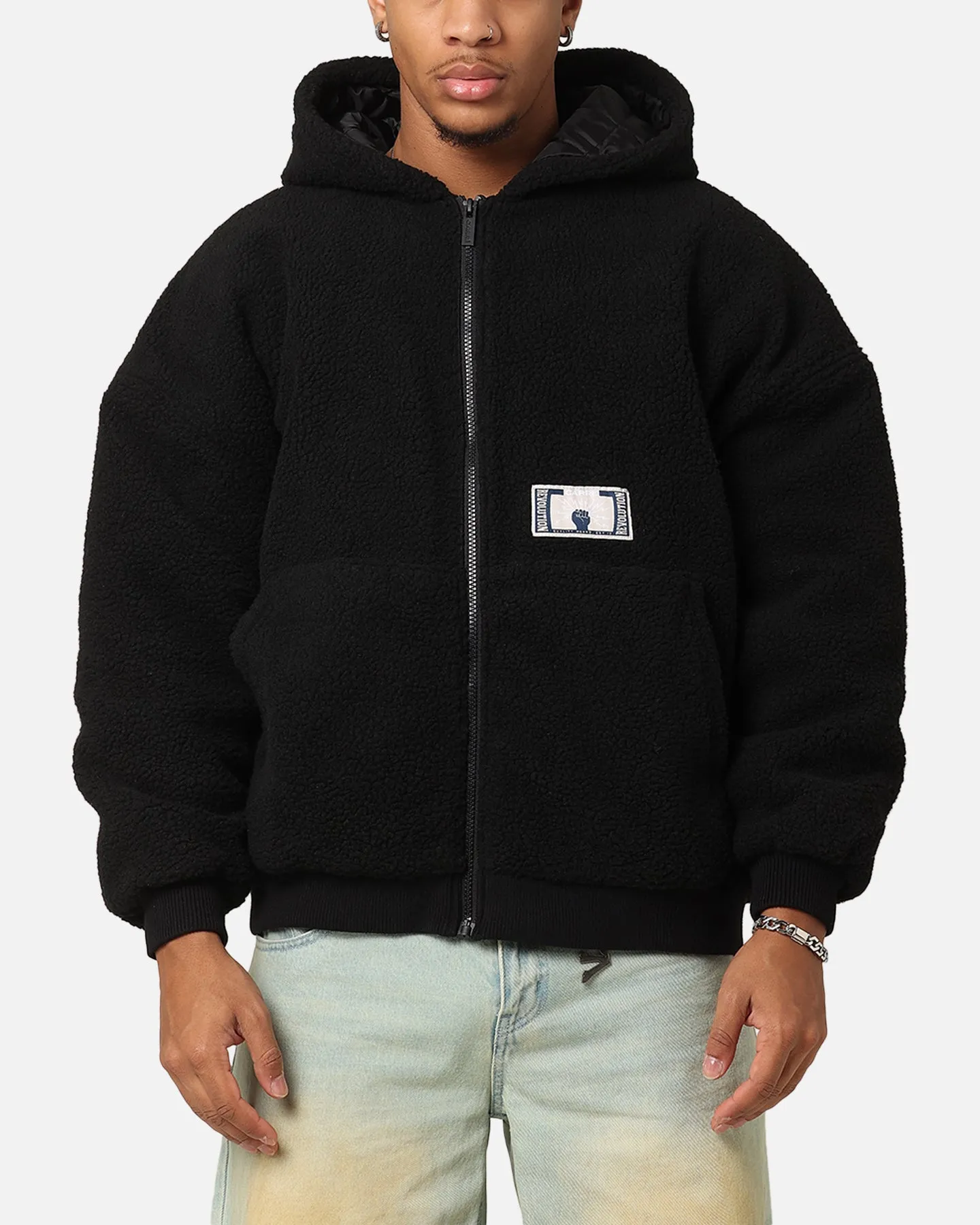 Carre Classic Sherpa Jacket Black sold by Culture Kings