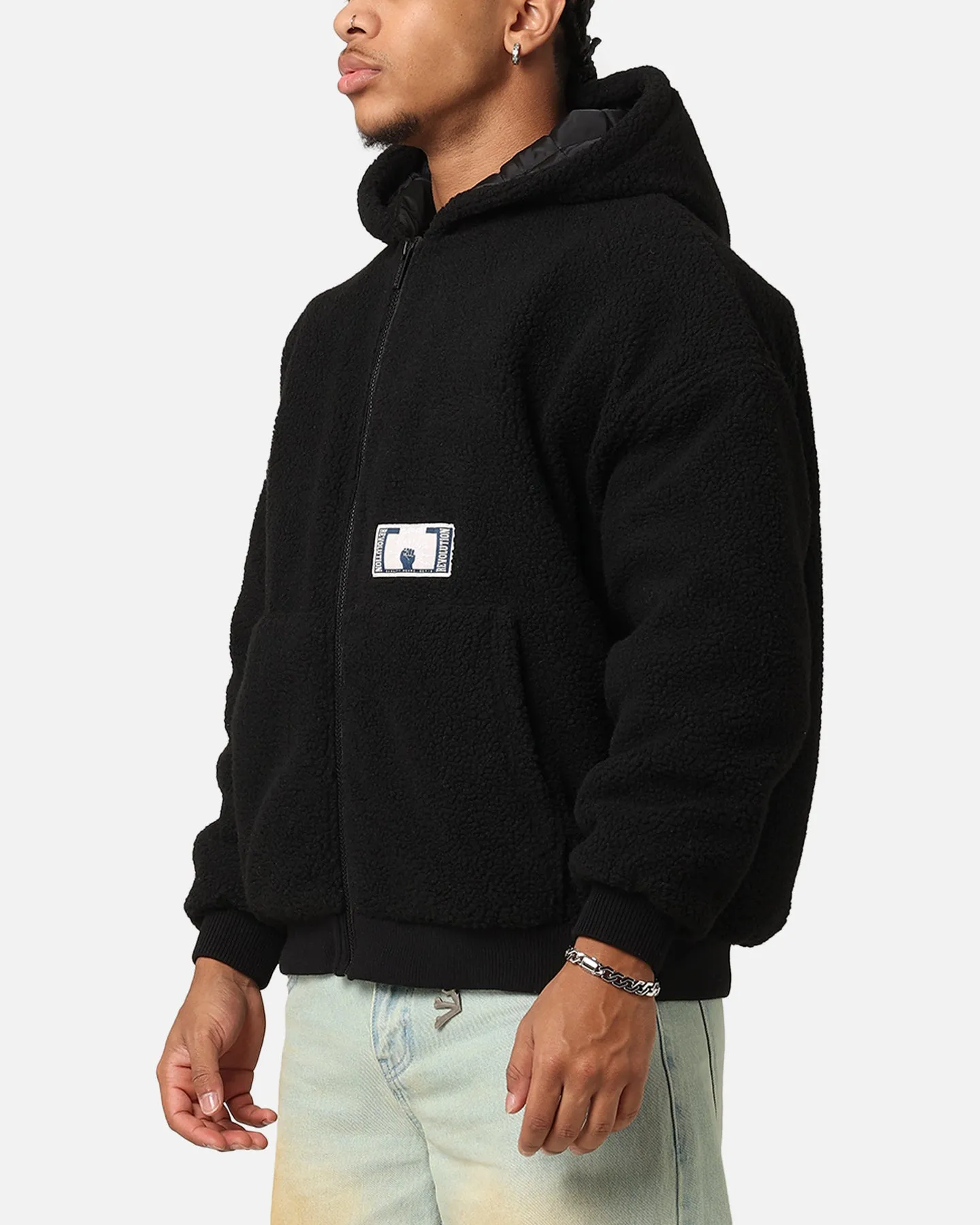 Carre Classic Sherpa Jacket Black sold by Culture Kings product image thumbnail 5