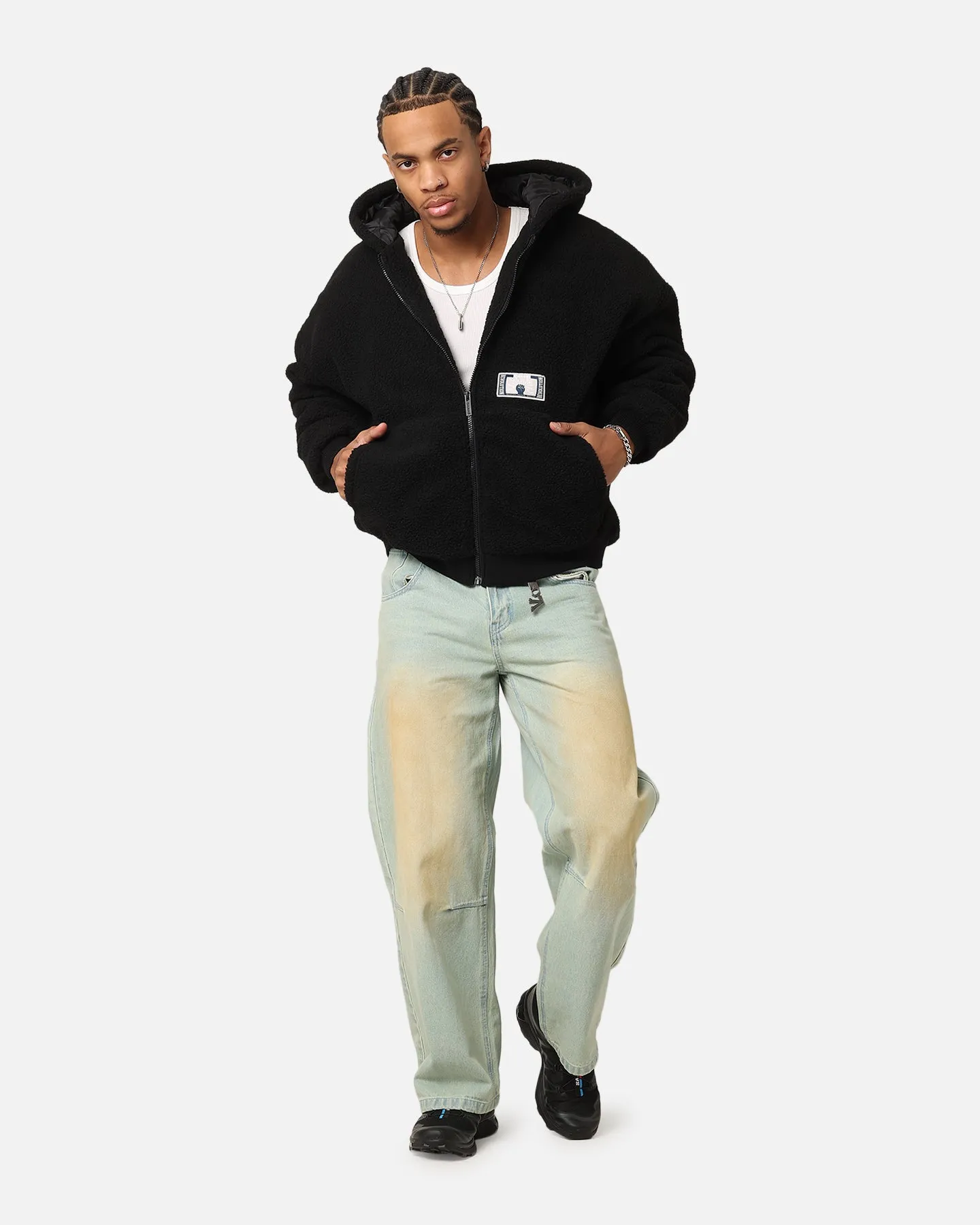 Carre Classic Sherpa Jacket Black sold by Culture Kings product image thumbnail 2