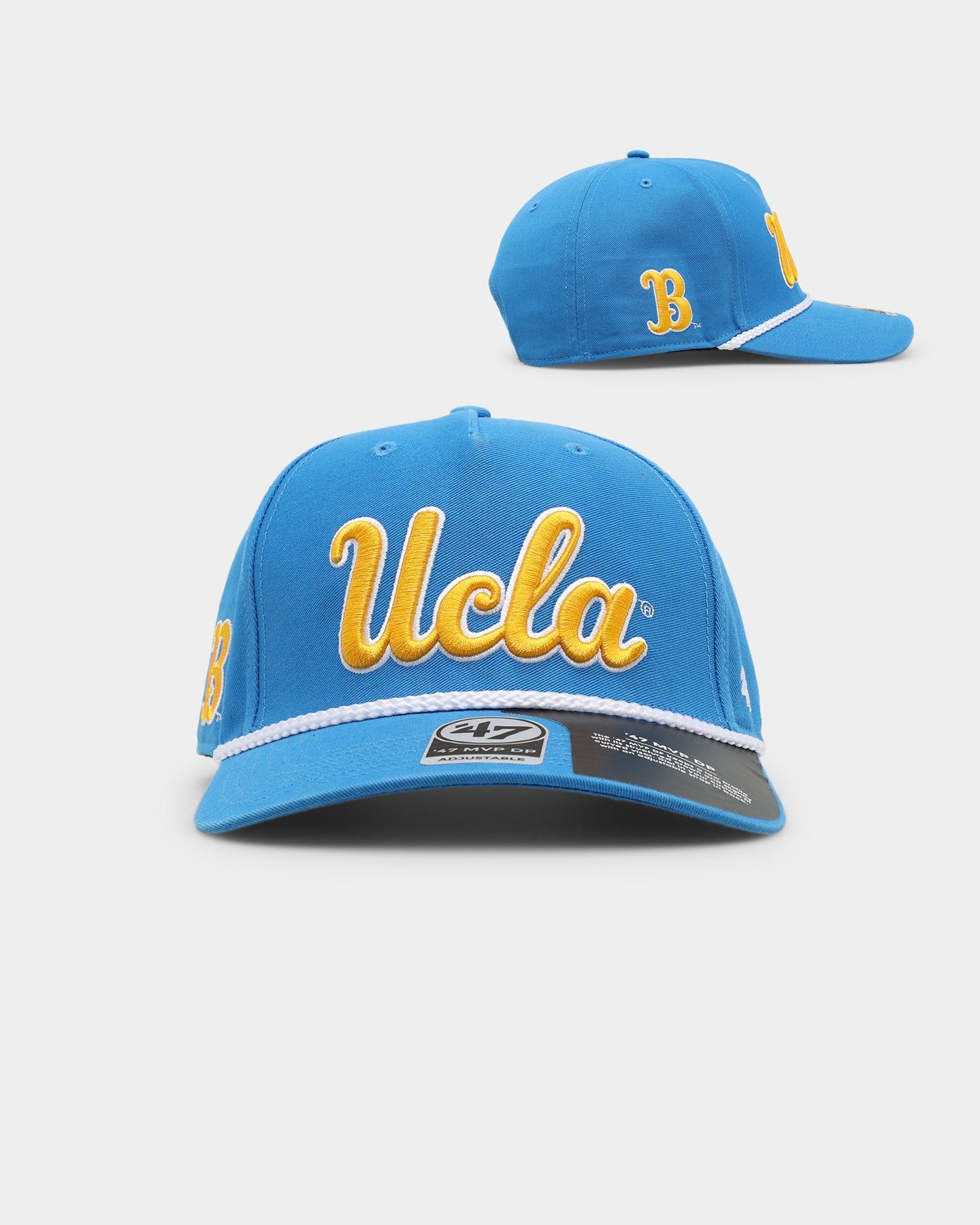 47 Brand UCLA Bruins Overhand Script '47 Clean Up Strapback Blue Raz sold by Culture Kings