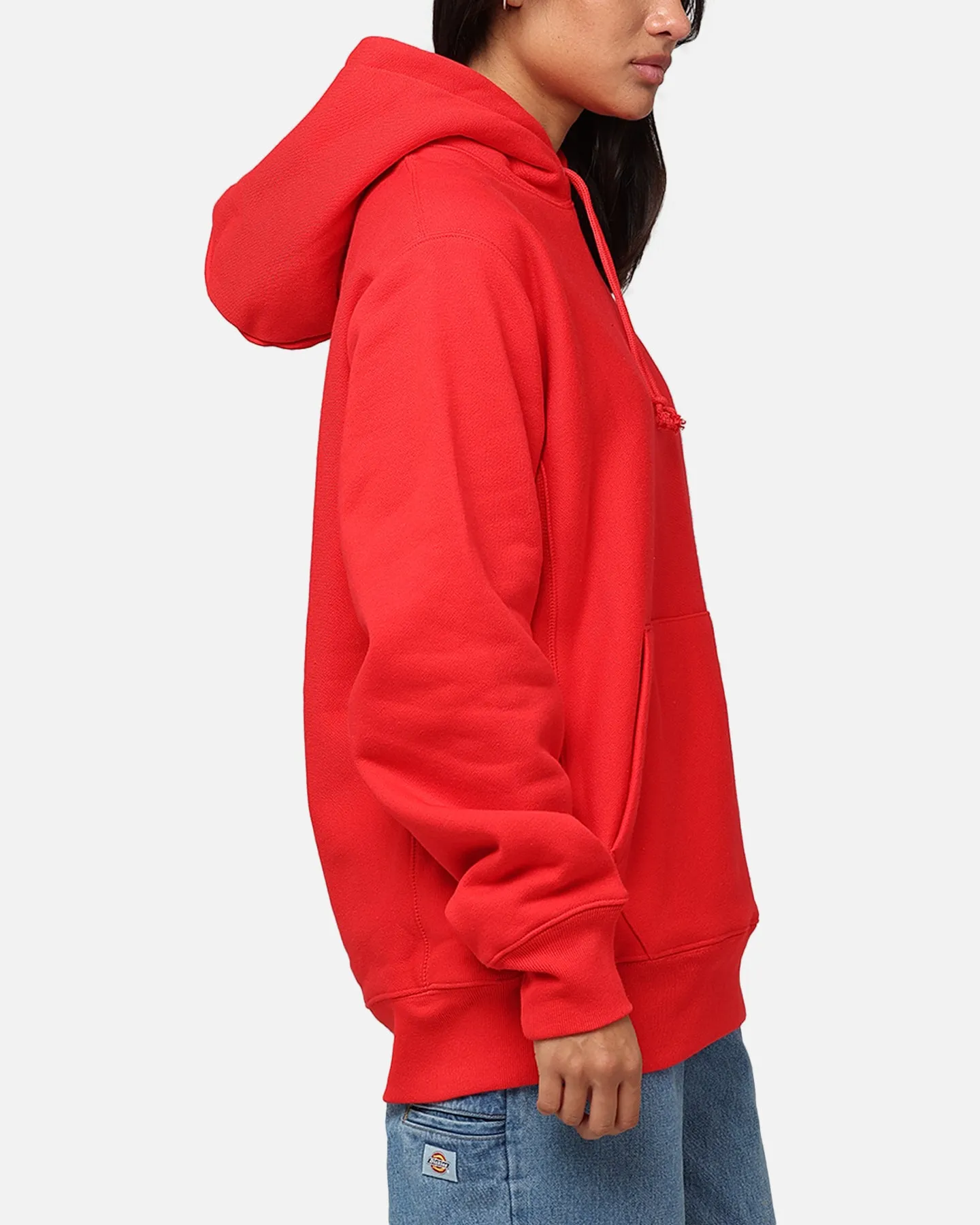Champion Reverse Weave Small C Hoodie Team Red Scarlet sold by Culture Kings product image thumbnail 4