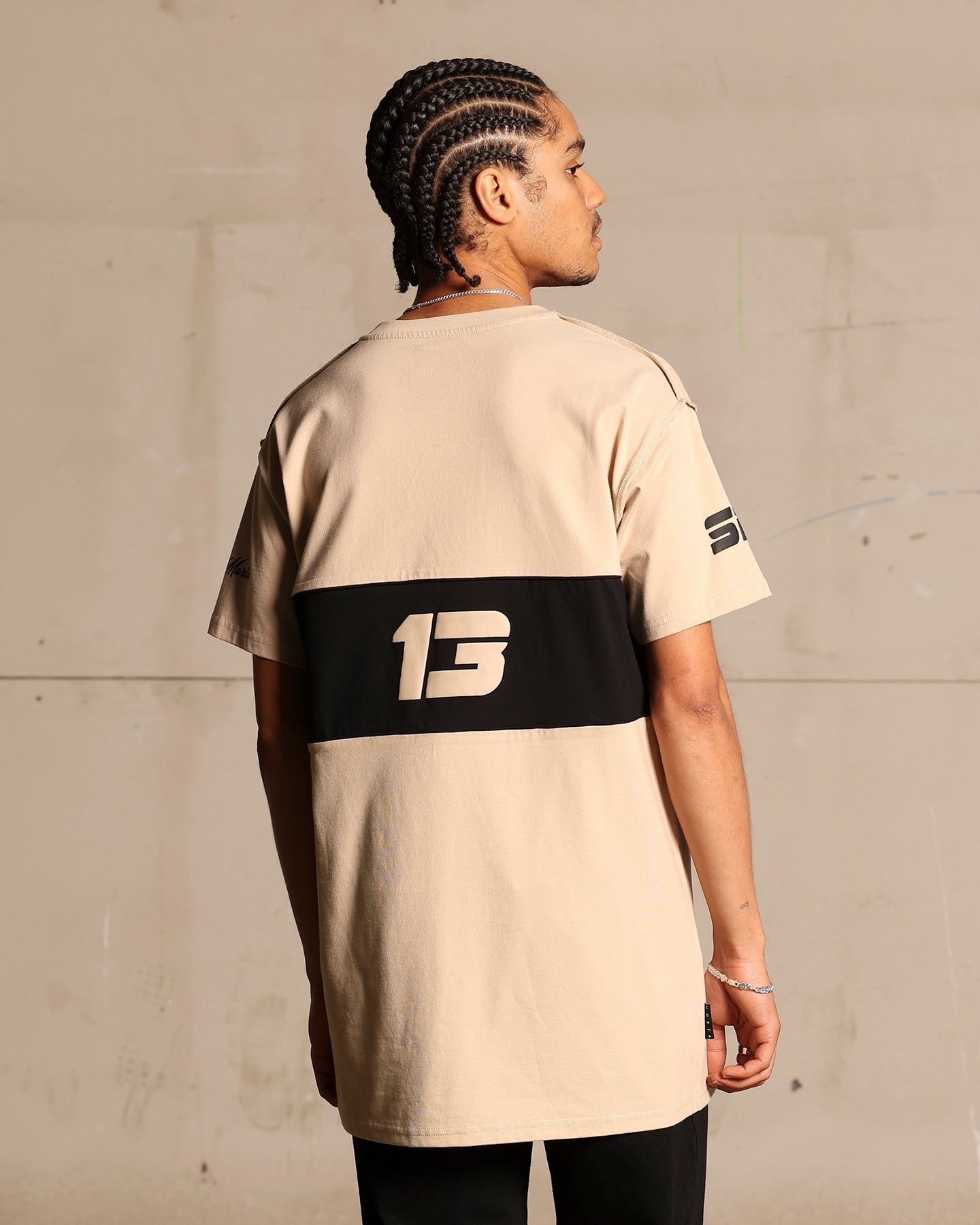 Saint Morta Moto Lafayette T-Shirt Stone/Black sold by Culture Kings product image thumbnail 2