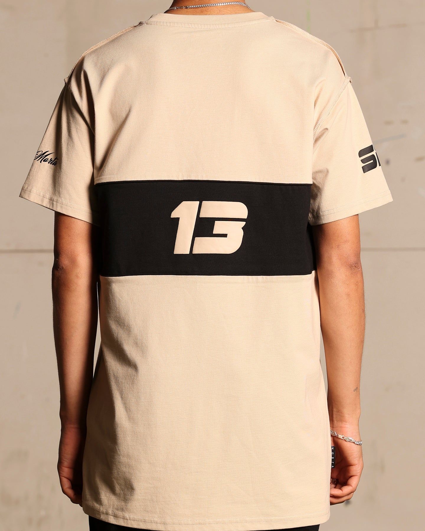 Saint Morta Moto Lafayette T-Shirt Stone/Black sold by Culture Kings product image thumbnail 4