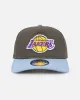 New Era Los Angeles Lakers 'Contrast Visor' Pre-Curved Golfer Snapback Moss/Sky sold by Culture Kings