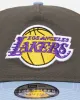 New Era Los Angeles Lakers 'Contrast Visor' Pre-Curved Golfer Snapback Moss/Sky sold by Culture Kings