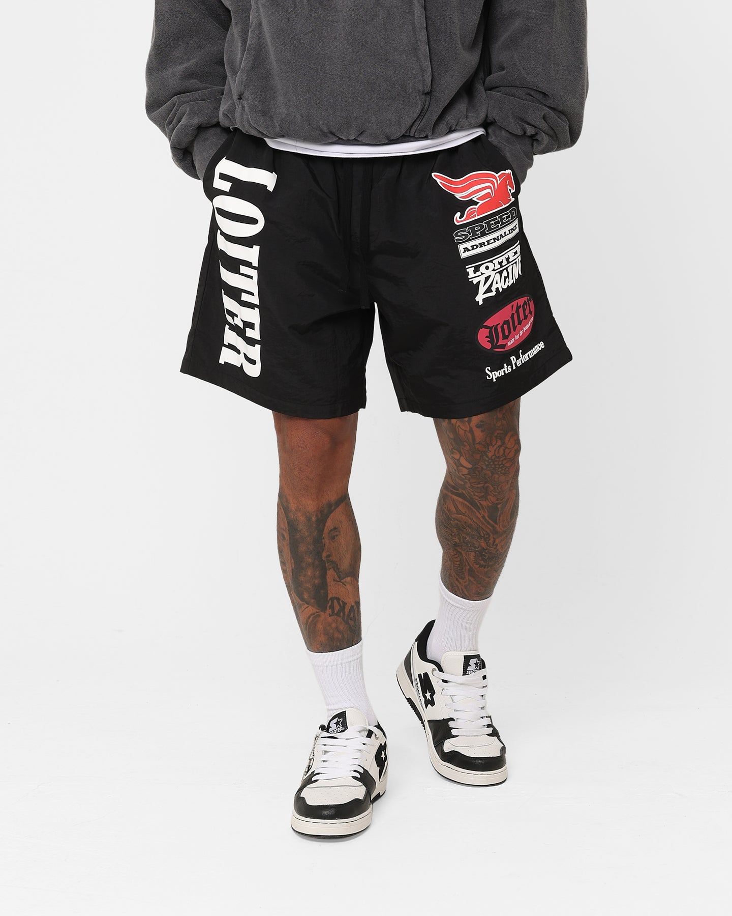 Loiter Speedway Walk Shorts Black sold by Culture Kings