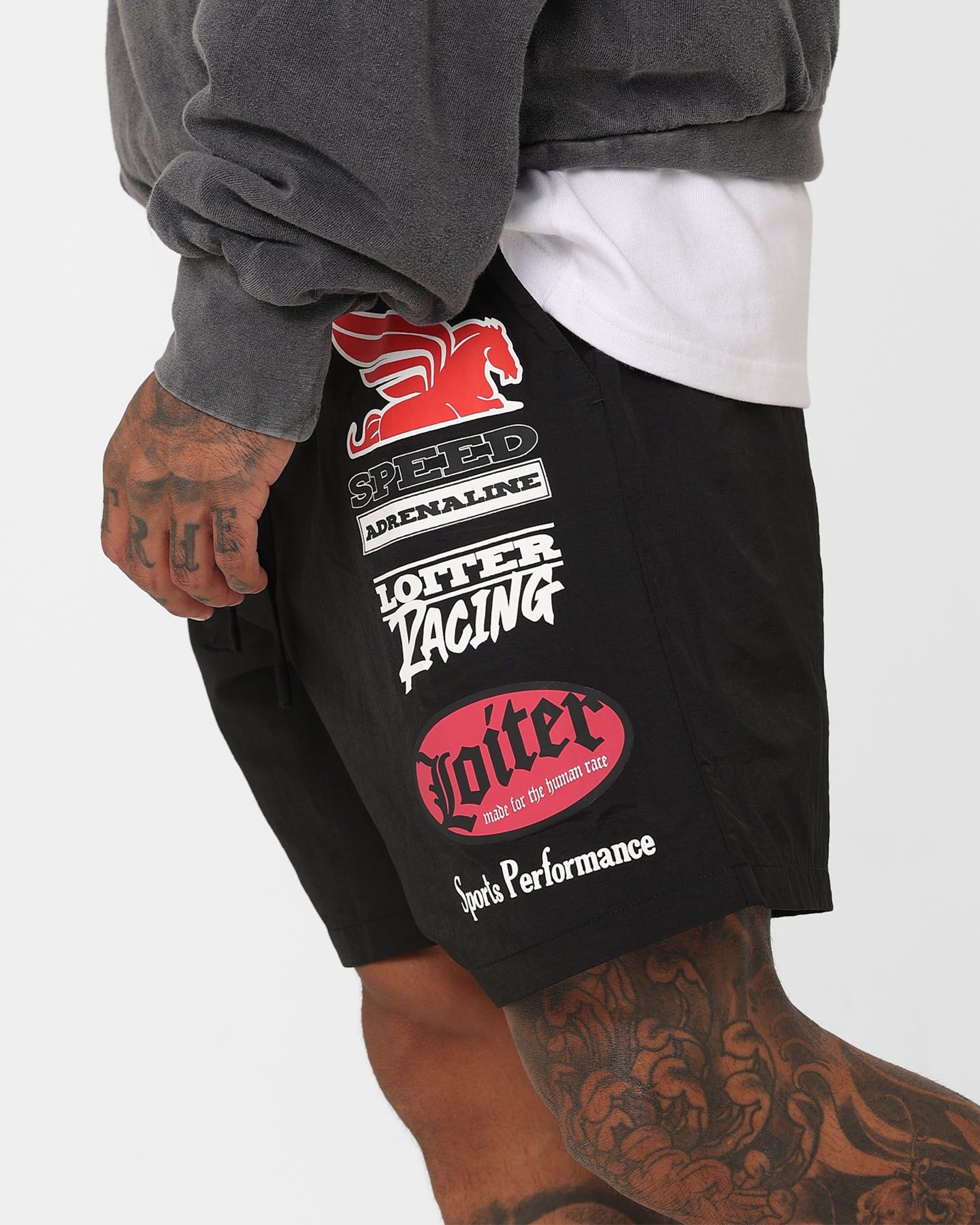 Loiter Speedway Walk Shorts Black sold by Culture Kings product image thumbnail 4