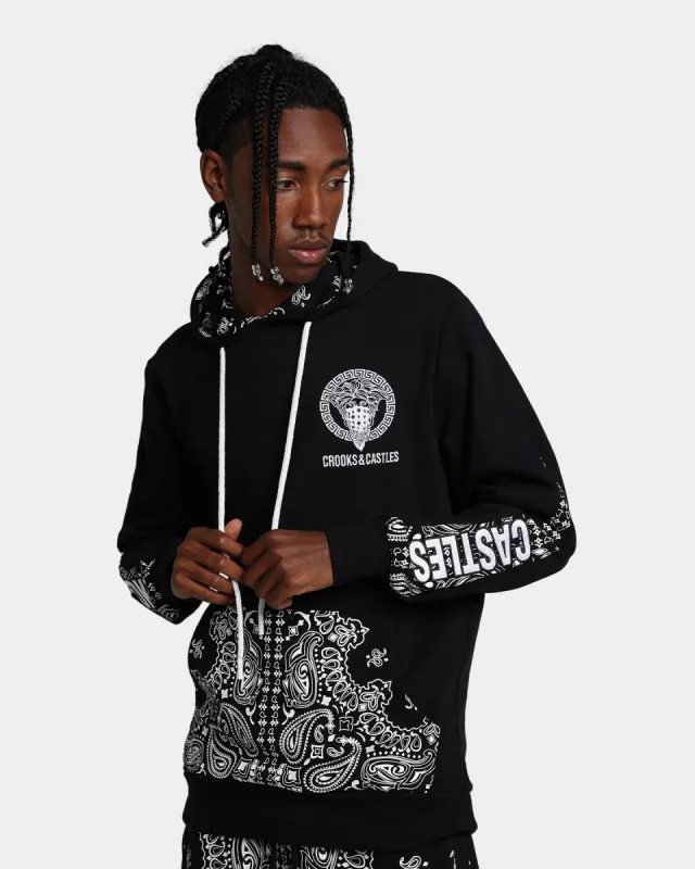 Crooks & Castles Bandana Core Hoodie Black sold by Culture Kings