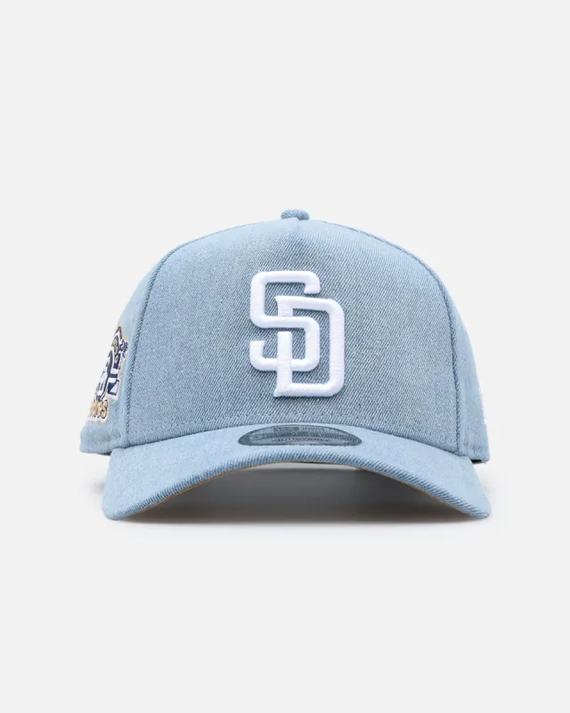 New Era San Diego Padres 'Denim White' 9FORTY A-Frame Snapback Denim/Wheat/White sold by Culture Kings