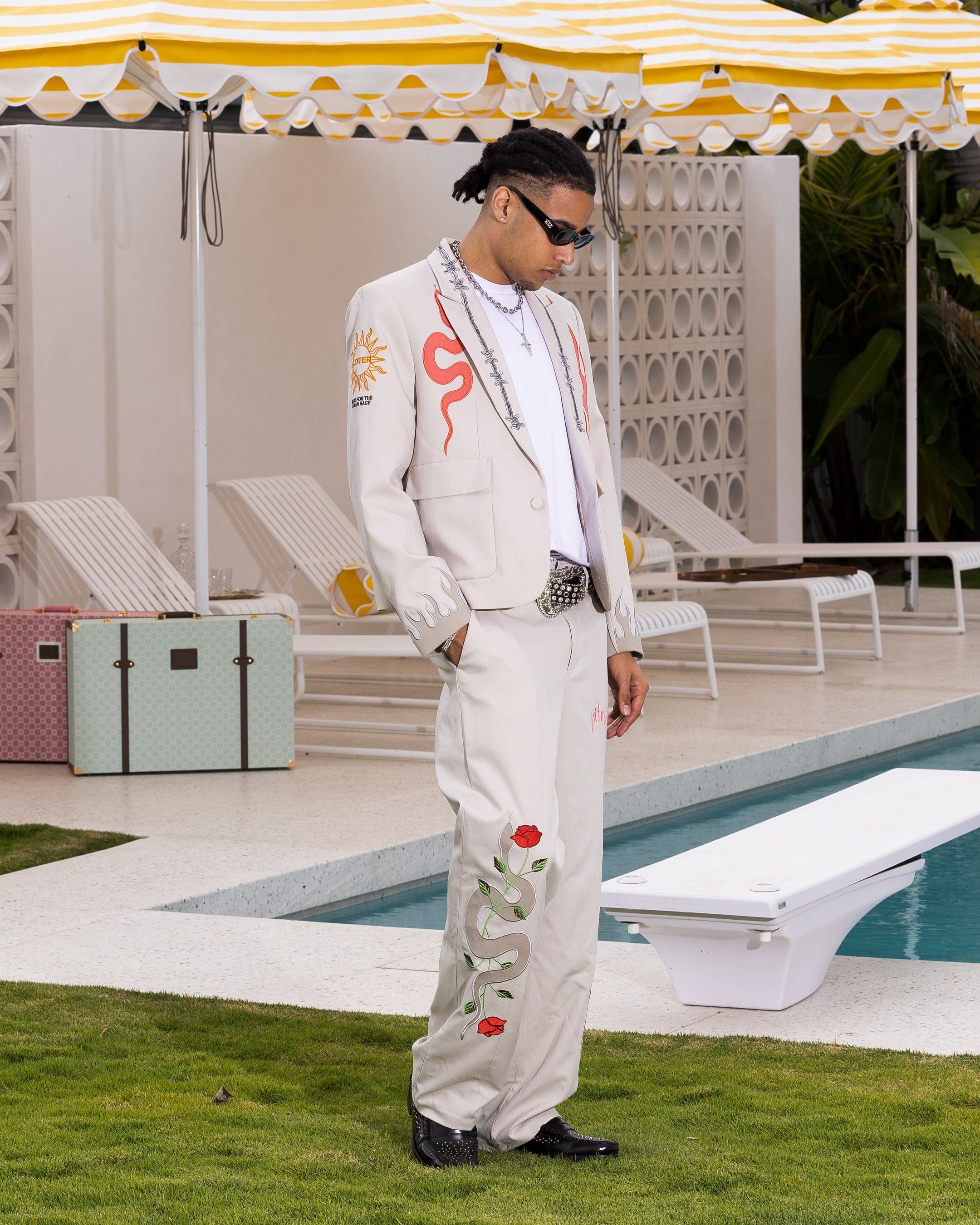 Loiter Western Trouser Off White sold by Culture Kings product image thumbnail 2