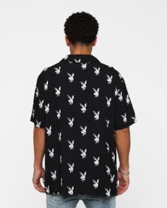 Playboy by Culture Kings Chrome Party Shirt Black sold by Culture Kings
