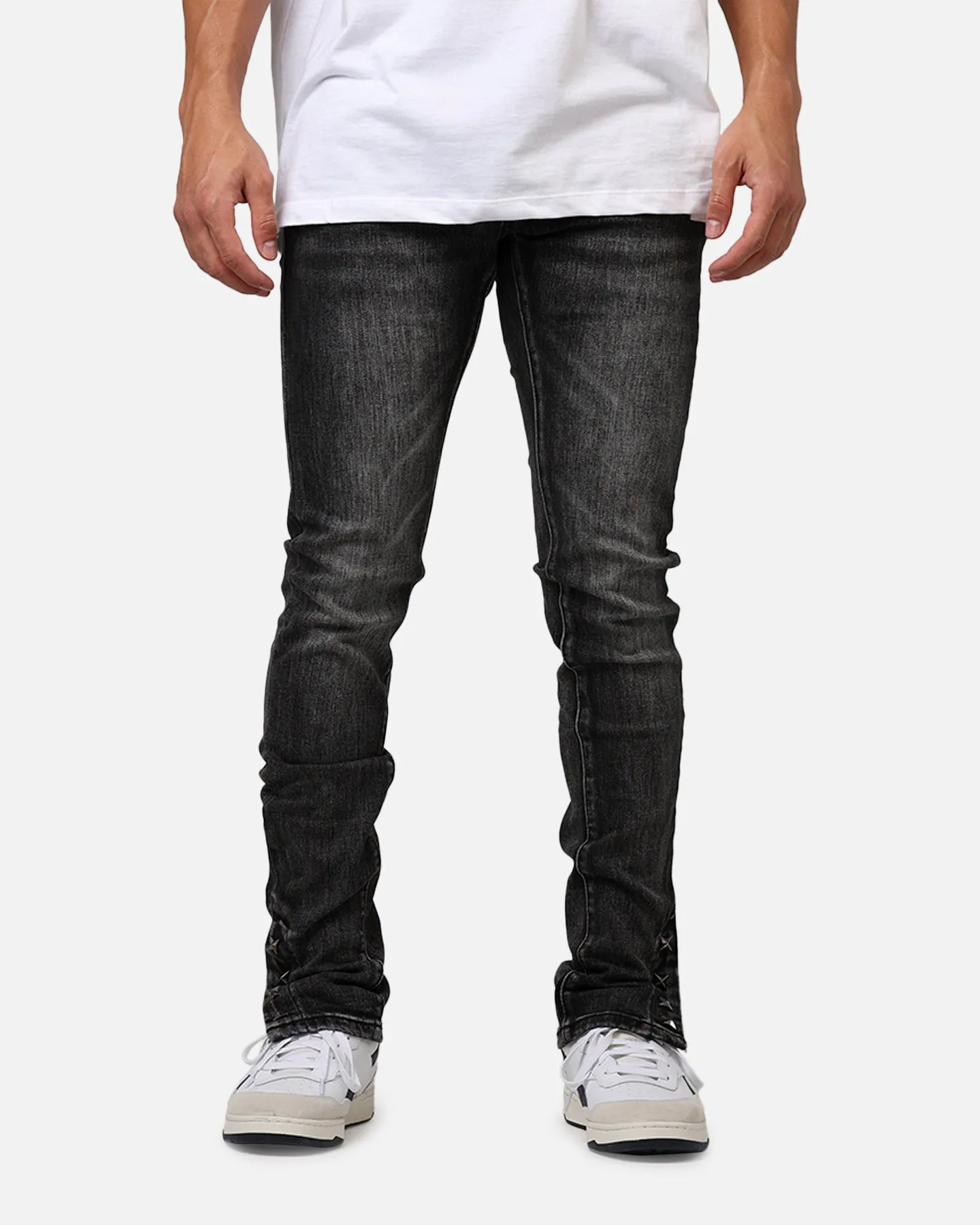 MNML D588 Straight Denim Jeans Washed Black sold by Culture Kings
