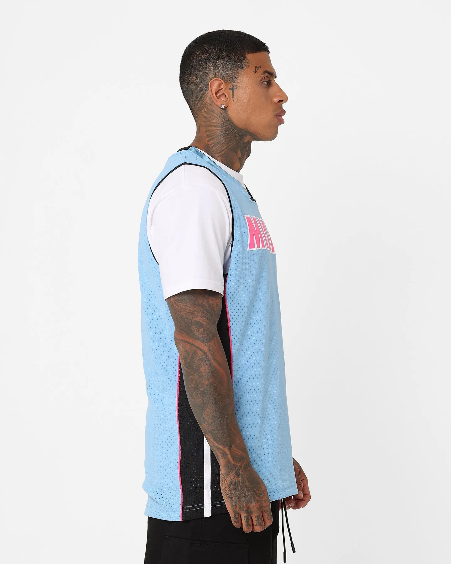 Mitchell & Ness Miami Heat Dwyane Wade Swing Jersey Sky Blue sold by Culture Kings product image thumbnail 5