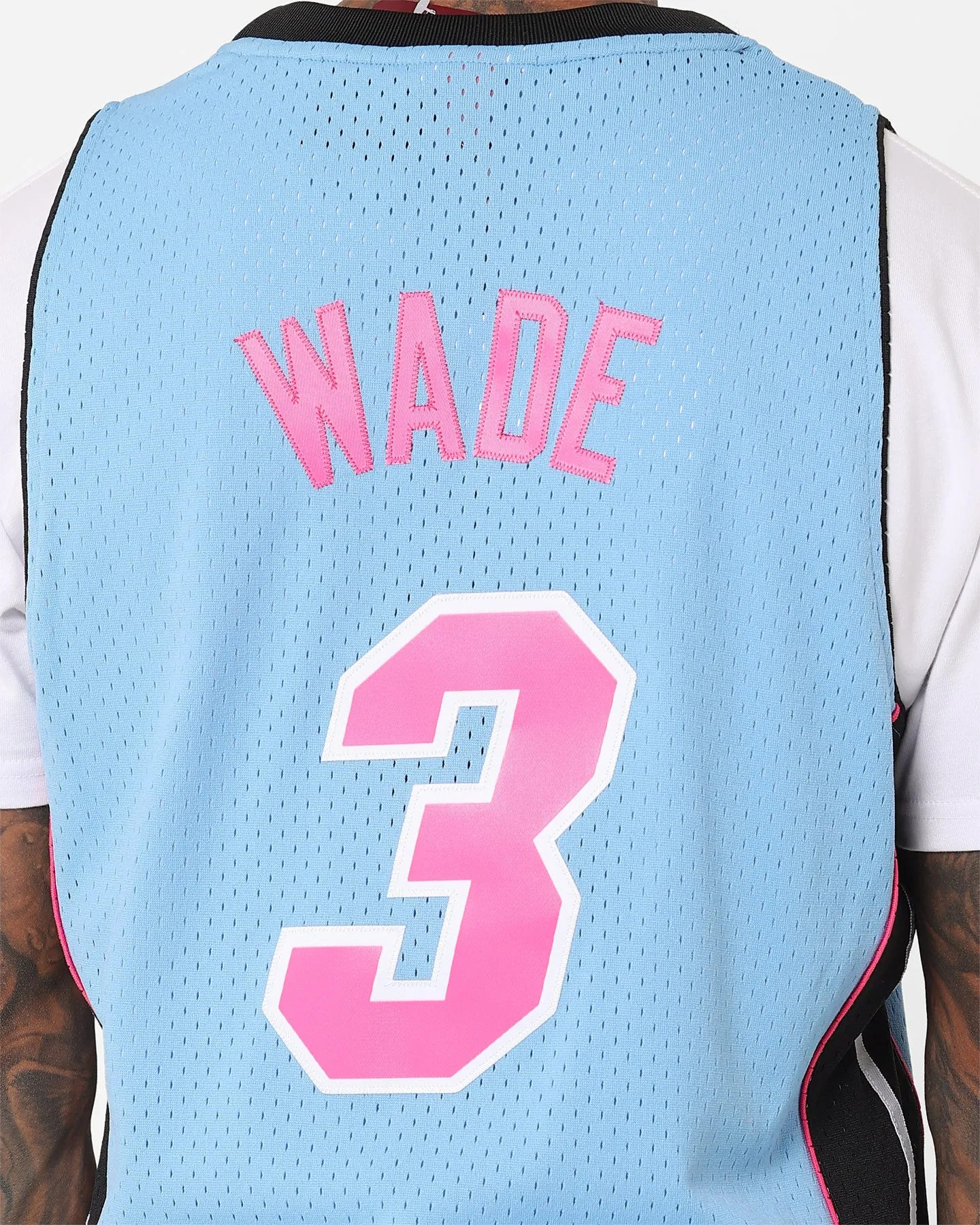 Mitchell & Ness Miami Heat Dwyane Wade Swing Jersey Sky Blue sold by Culture Kings product image thumbnail 4