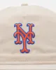 New Era New York Mets 'Brushed Nylon Retro Crown' 9FIFTY Adjustable Strapback Cream sold by Culture Kings