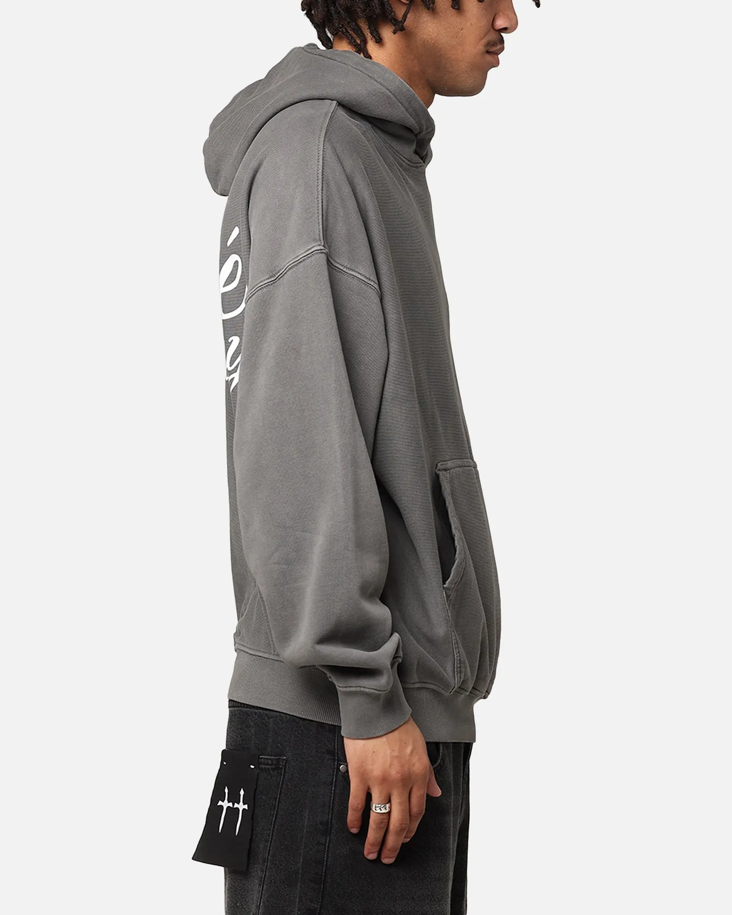 Carre Serif Hoodie Washed Charcoal sold by Culture Kings product image thumbnail 5