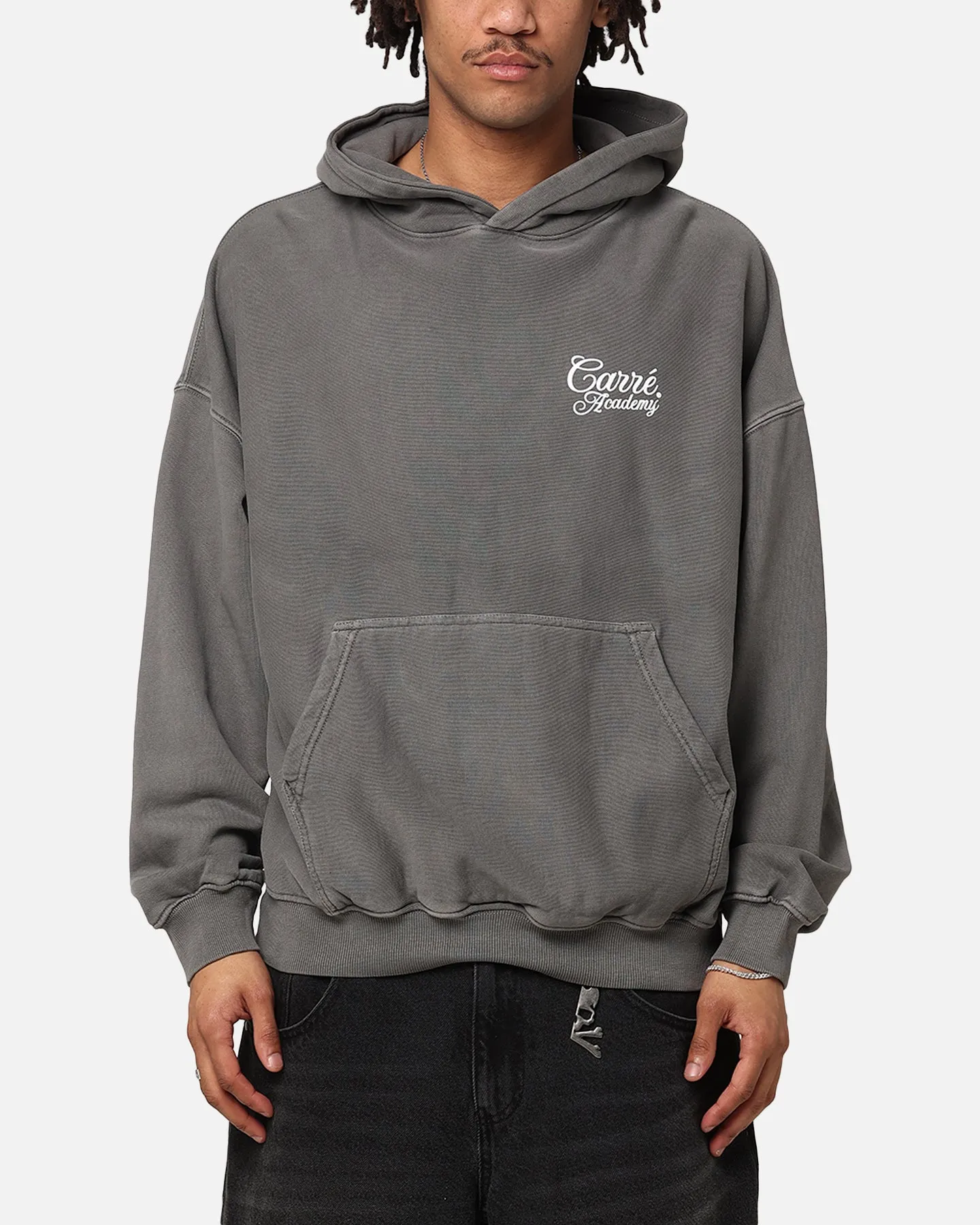 Carre Serif Hoodie Washed Charcoal sold by Culture Kings product image thumbnail 2
