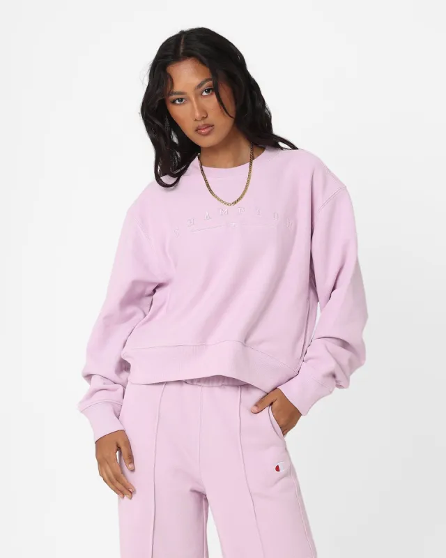 Champion Women's Reverse Weave Y2k Pocket Crewneck Mystics sold by Culture Kings