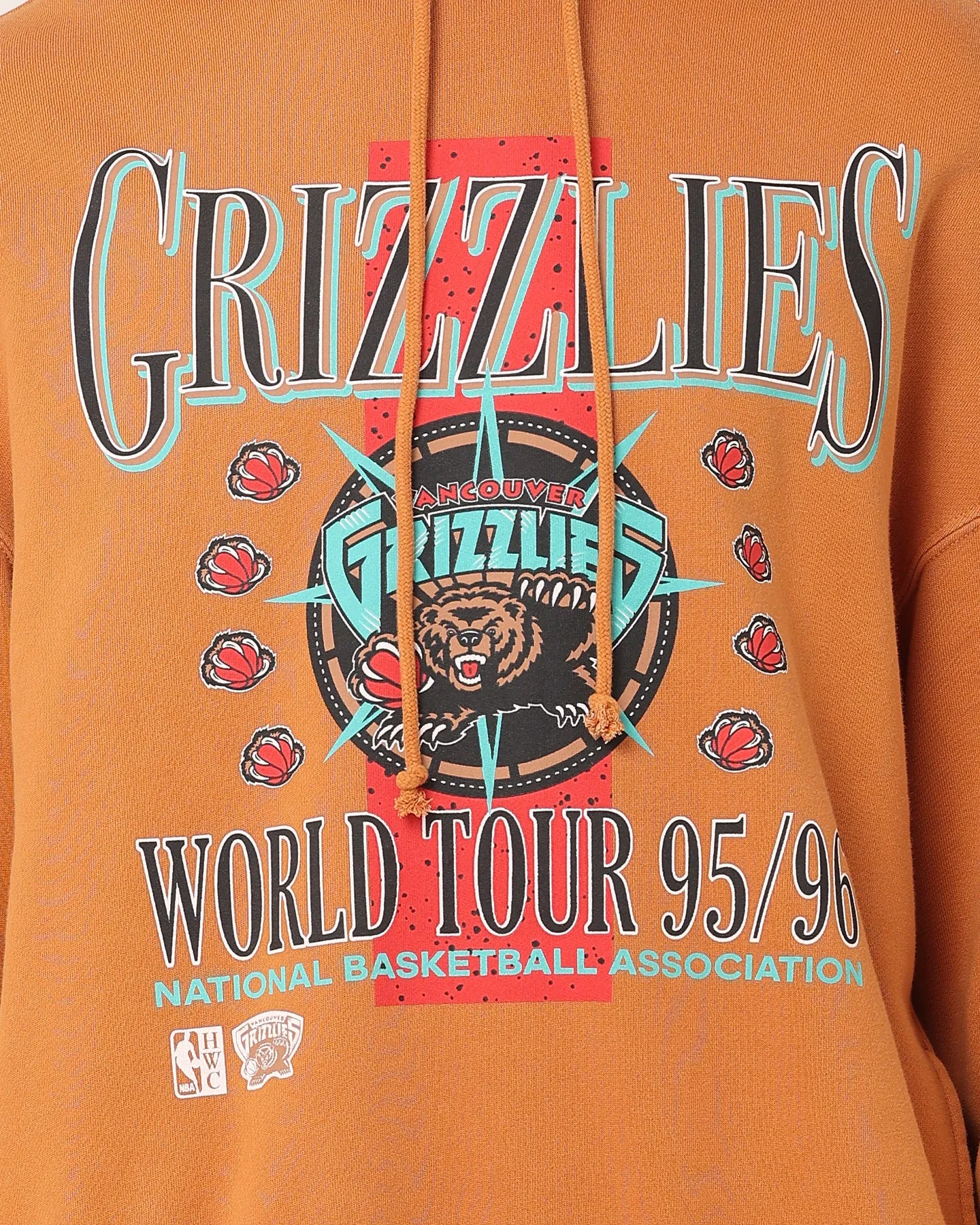 Mitchell & Ness Vancouver Grizzlies Tour Hoodie Bronze sold by Culture Kings product image thumbnail 4