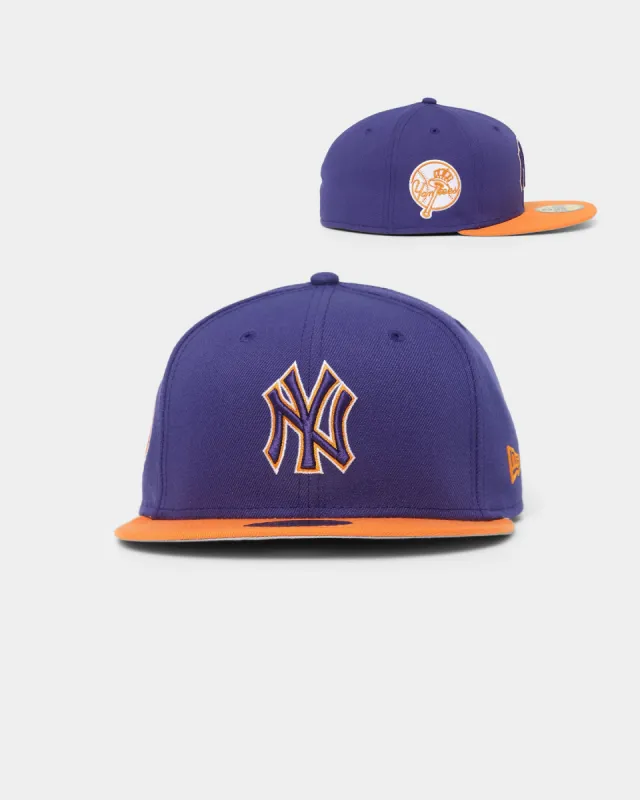 New Era New York Yankees "Purple Valley" 59FIFTY Fitted Light Purple/Orange made by New Era