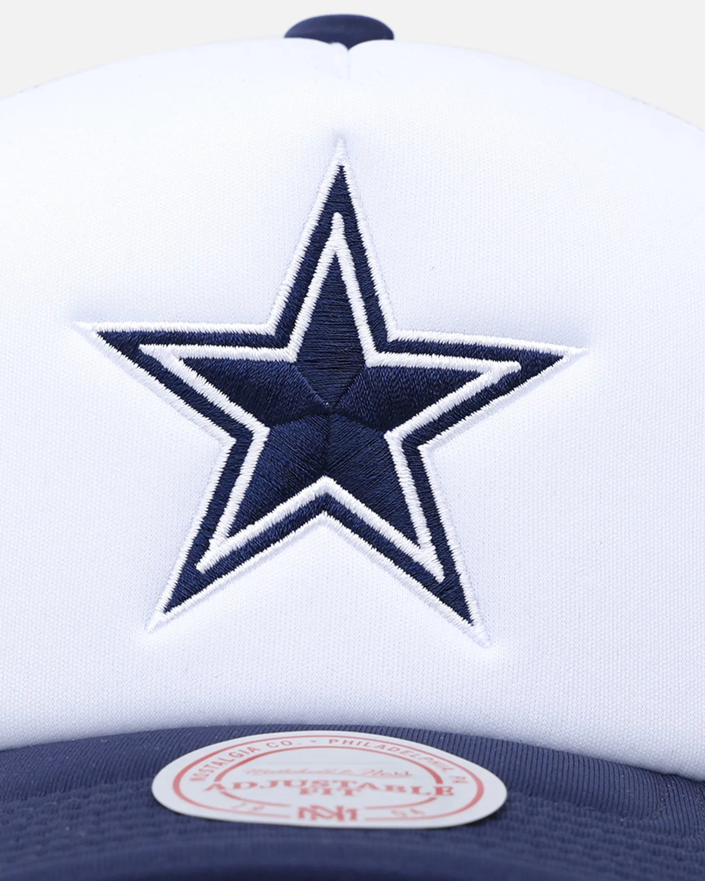 Mitchell & Ness Dallas Cowboys Logo Foam Trucker Snapback Blue/White sold by Culture Kings product image thumbnail 5
